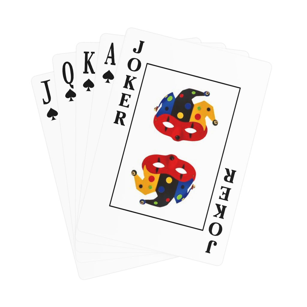 Strain8-uk mixed coloured crown logo Poker Cards