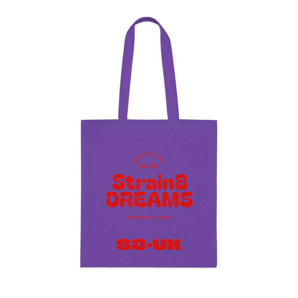 Strain8 Dreams Cotton Tote — S8-UK Logo Eco Bag