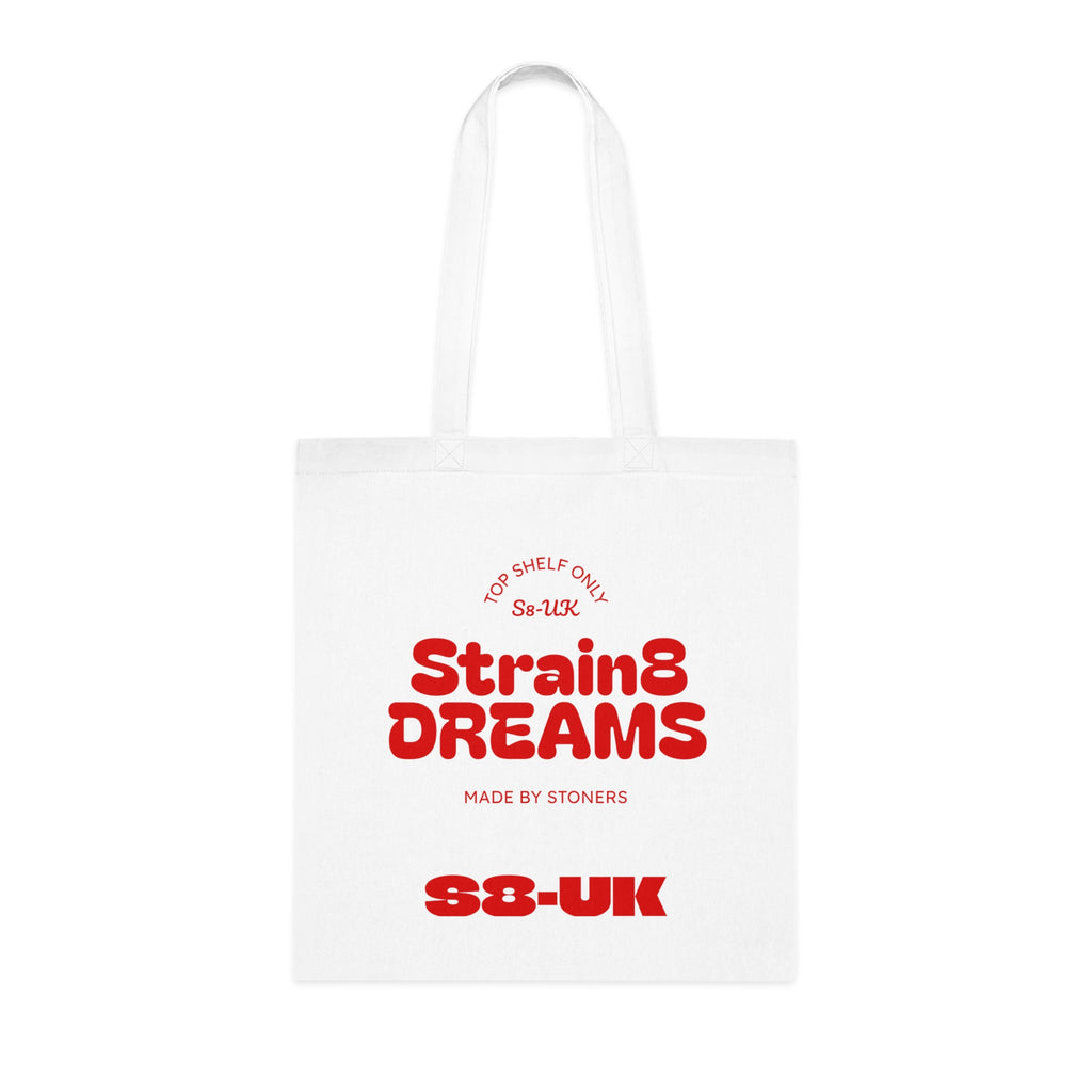 Strain8 Dreams Cotton Tote — S8-UK Logo Eco Bag