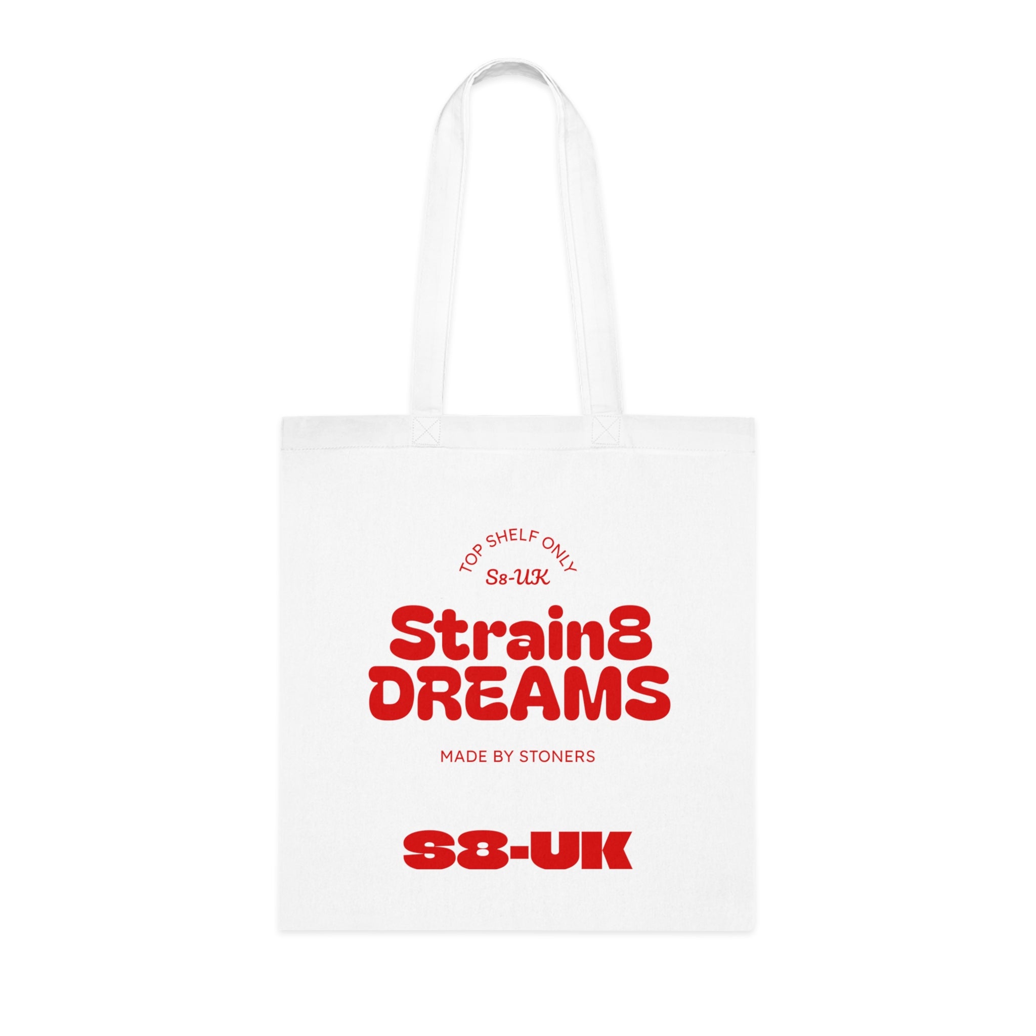 Strain8 Dreams Cotton Tote — S8-UK Logo Eco Bag
