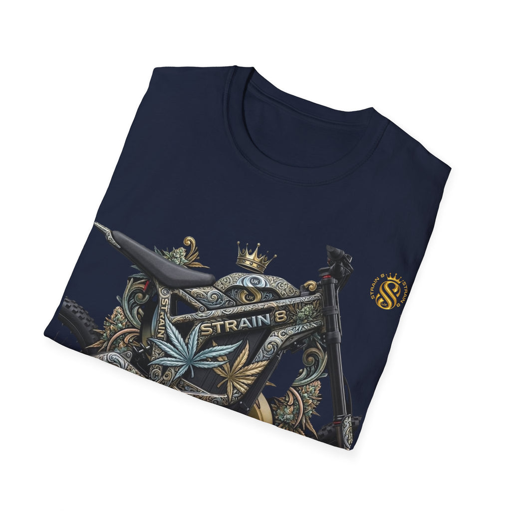 Motorcycle S8-UK Crown Graphic T-Shirt — Vintage Bike Emblem Tee