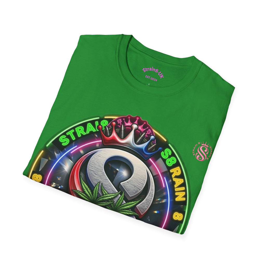 Strain8-UK Ted&Fred Special UK Logo T-Shirt — Cannabis Emblem Graphic Tee
