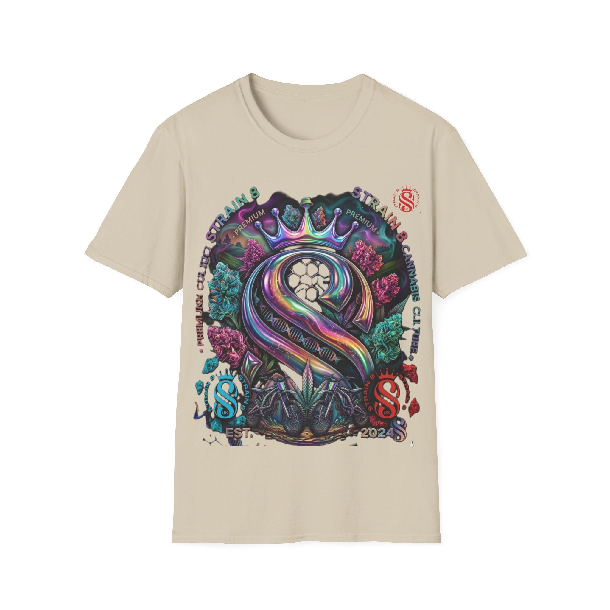 Unisex Softstyle Strain8-UK T-Shirt With Original Logo