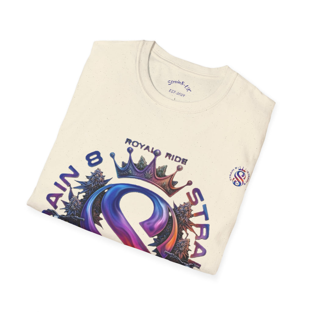 Royal Strain8-UK  Graphic T-Shirt — Bold Crowned "S8-UK" E-Bike Logo Tee