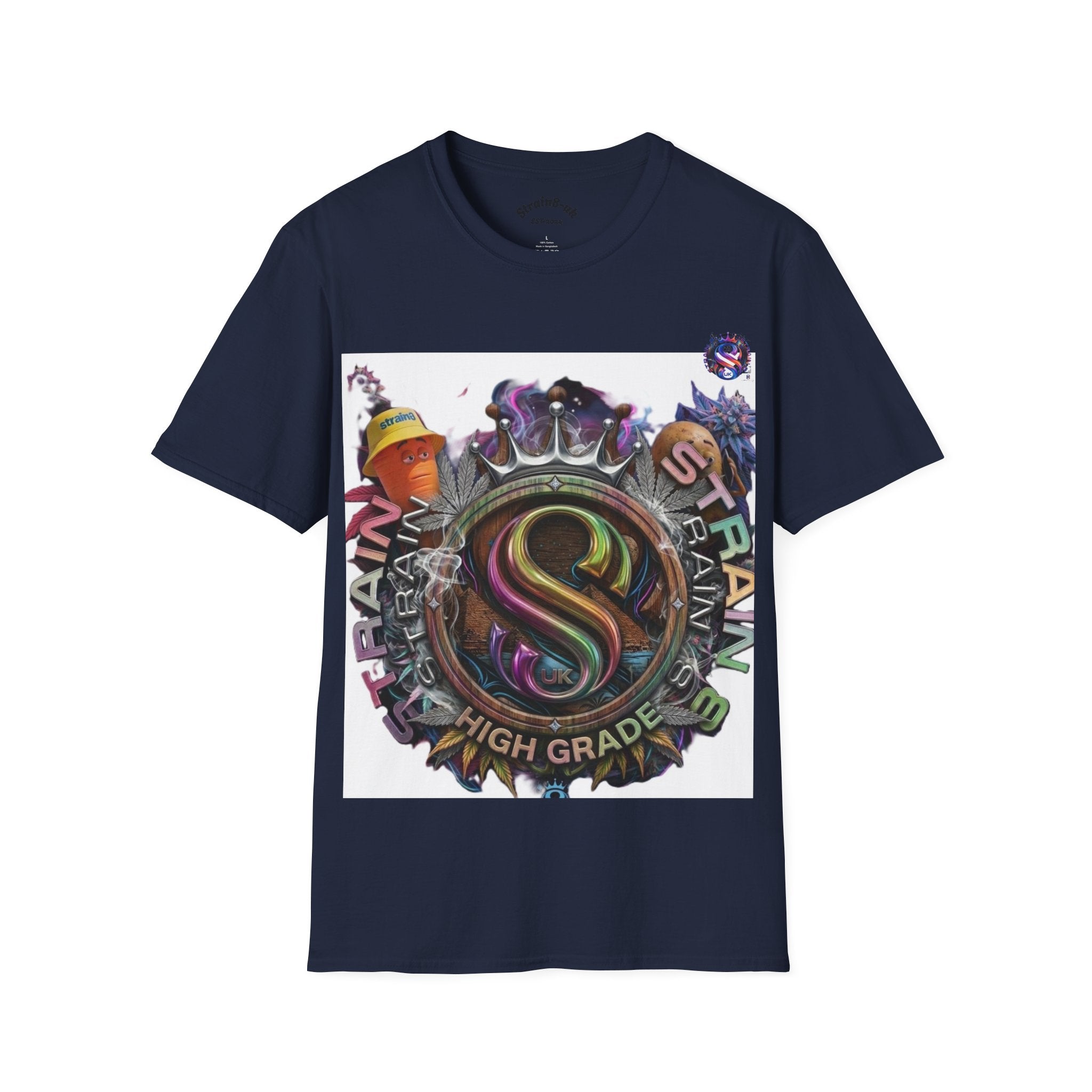 Graffiti Skate Strain8-UK Logo Original Logo T-Shirt — 'High Grade' Streetwear Graphic Tee