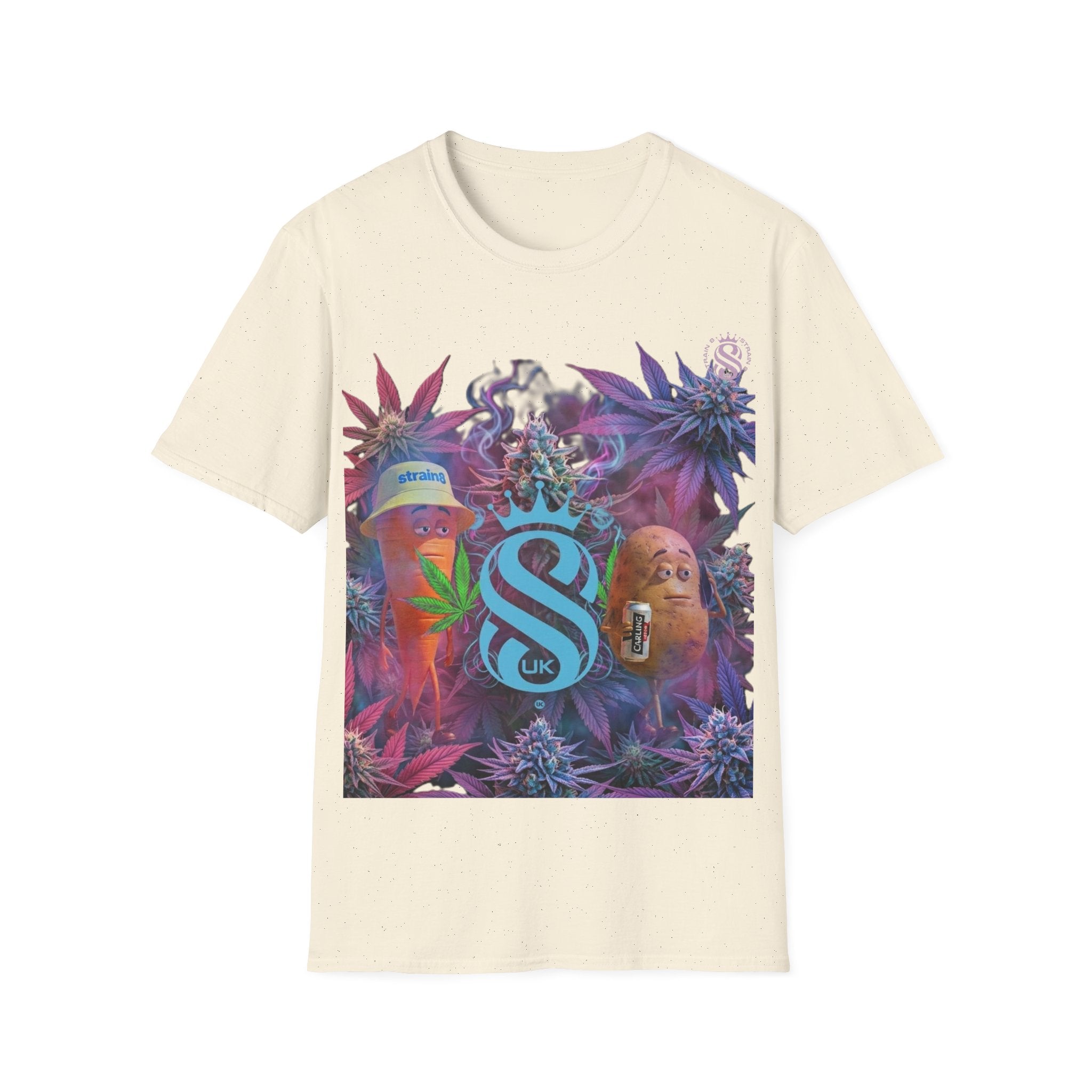 Psychedelic Ted&Fred Cannabis Collage Style TShirt