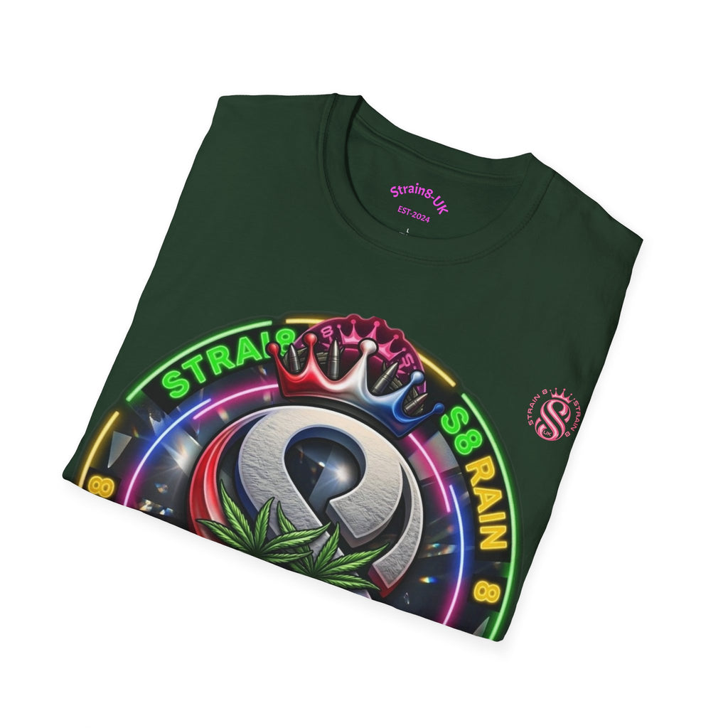 Strain8-UK Ted&Fred Special UK Logo T-Shirt — Cannabis Emblem Graphic Tee