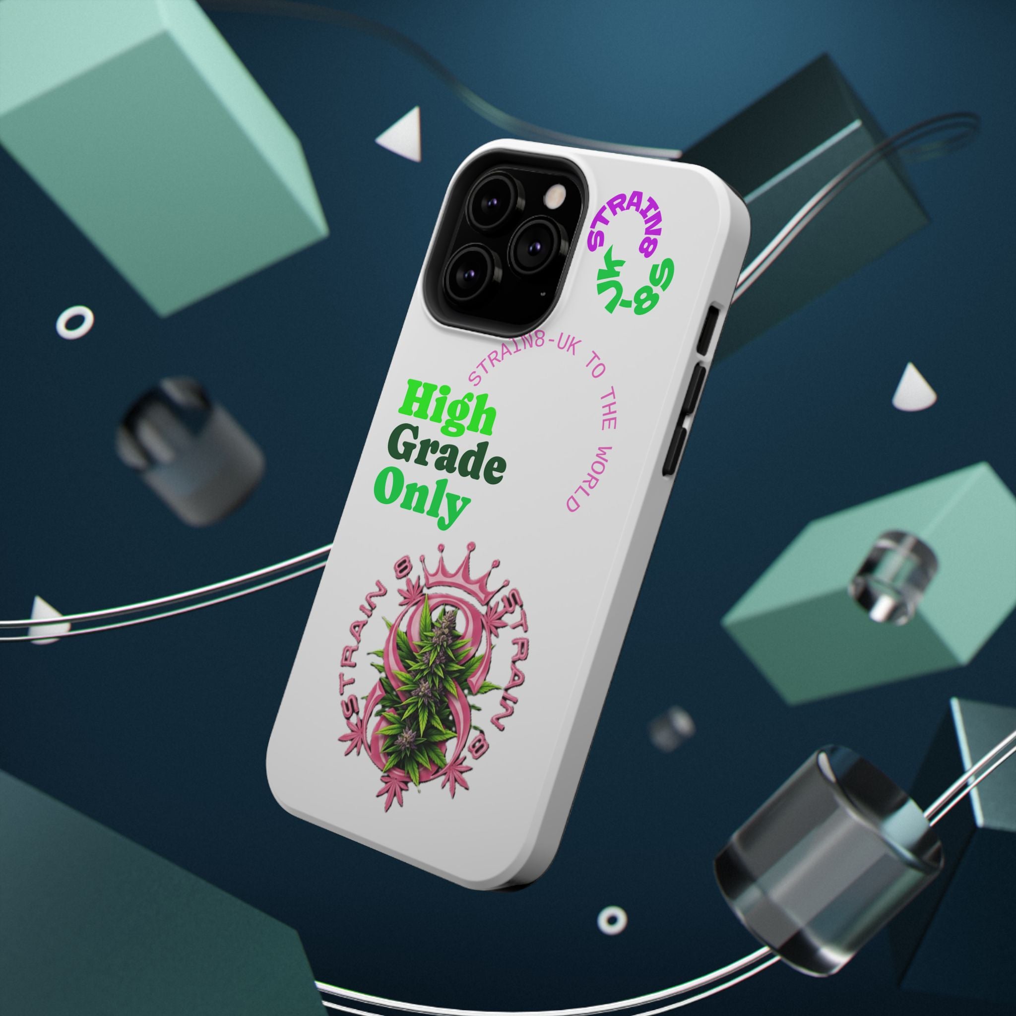 Impact-Resistant Phone Case —Strain8-UK  "High Grade Only"