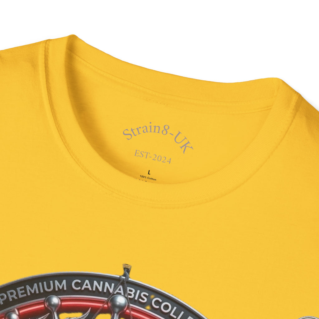 Strain8-UK Under construction T-Shirt — S8-UK in design Crest Design