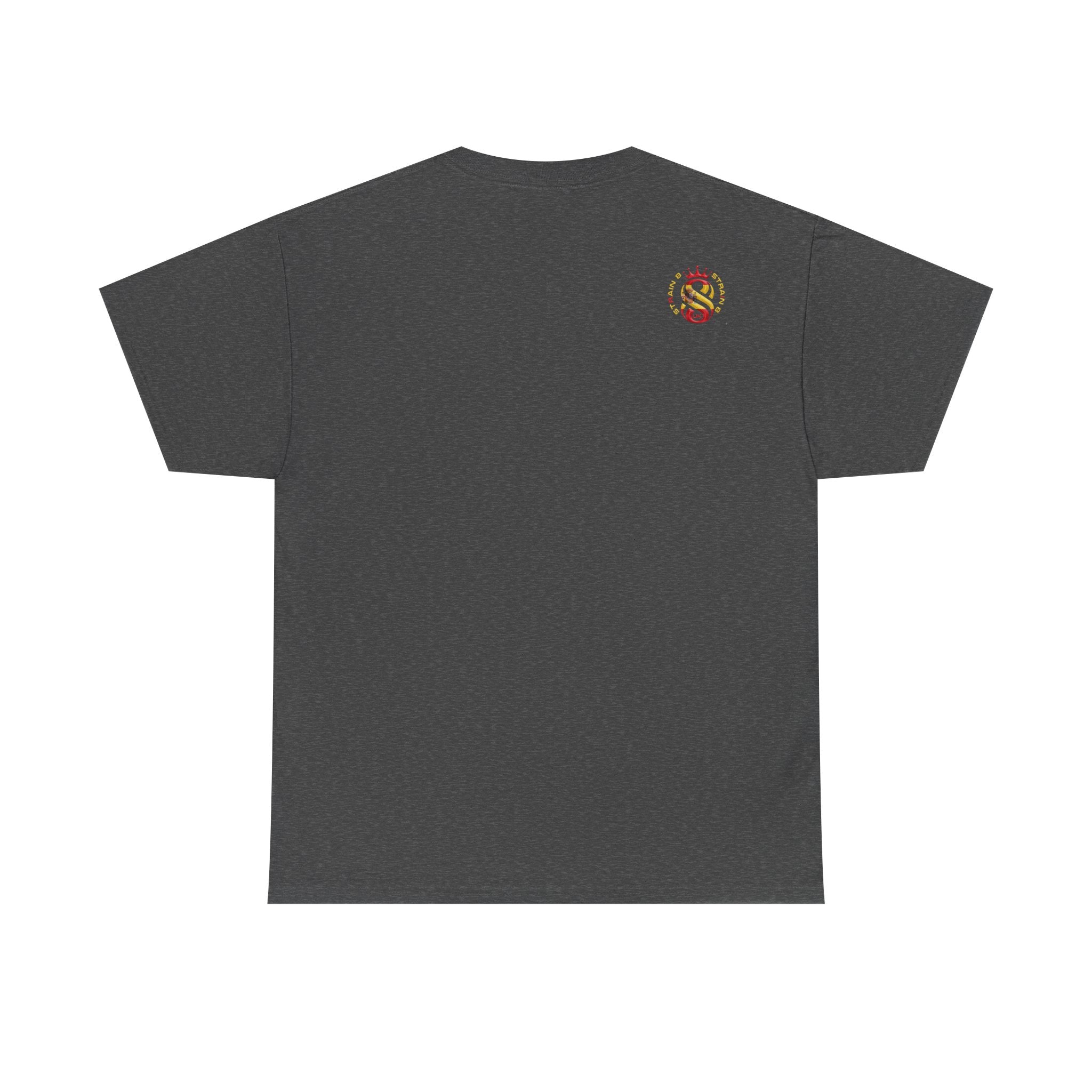 Strain8-UK Dreams 2024 St george cross & spanish flag original logo Tee — Graphic Band Tour Style T‑Shirt