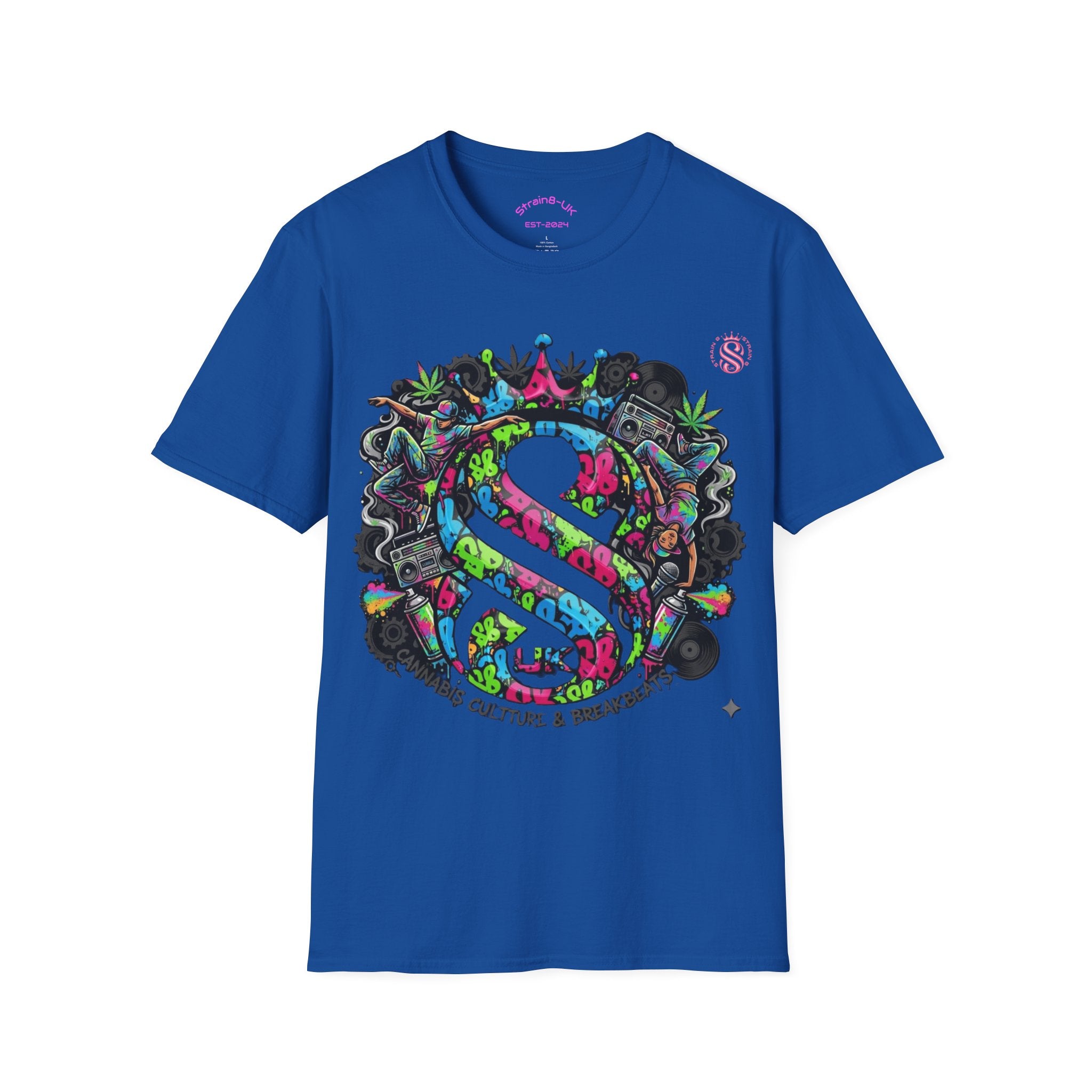 Ampersand Graphic Graffiti B-Boy T-Shirt — Colourful Street Art Design ("&" Culture)