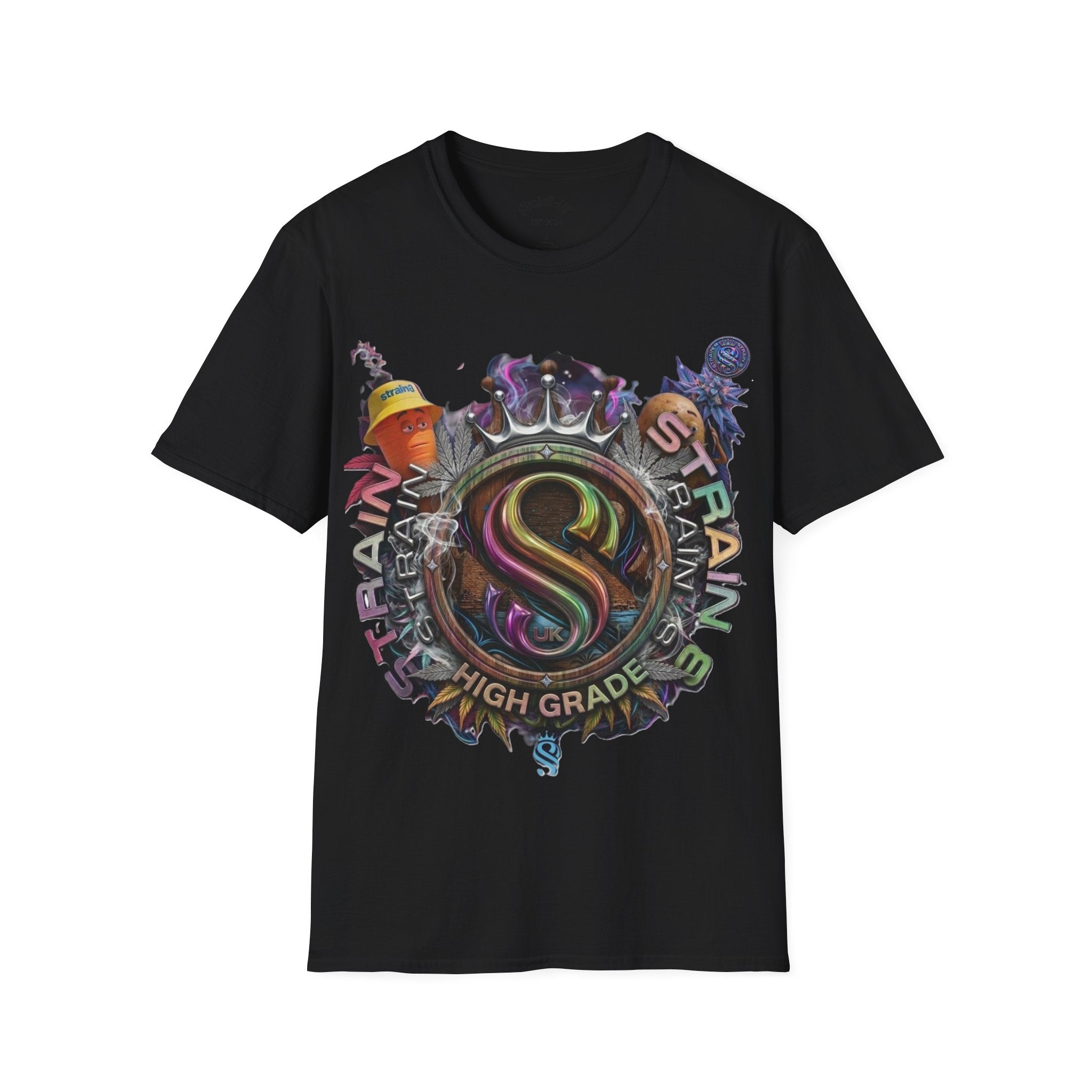 High Grade Strain8-UK Original  Logo Graphic T-Shirt Ted&Fred