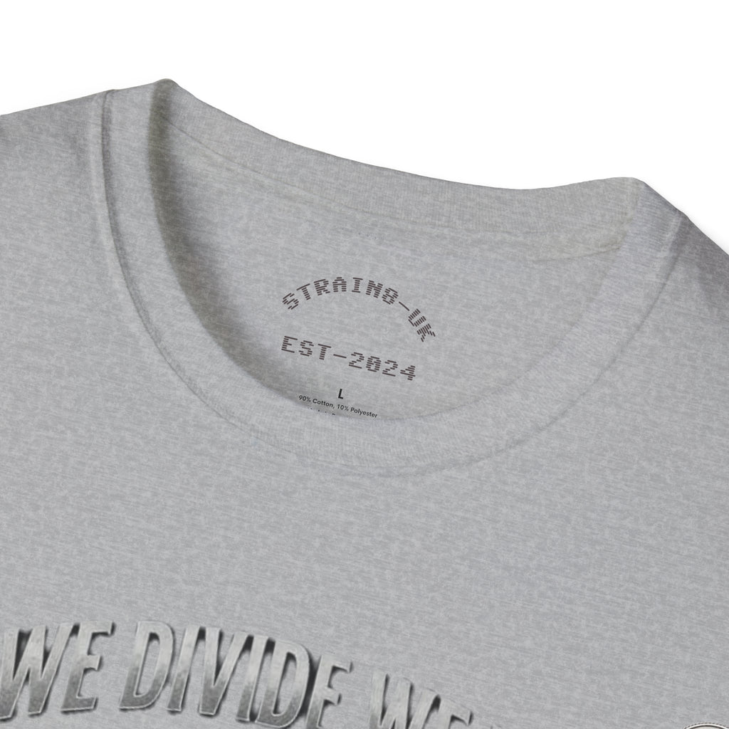 Strain8-UK If We Divide We Fall T-Shirt — Vintage Union Solidarity Graphic Tee