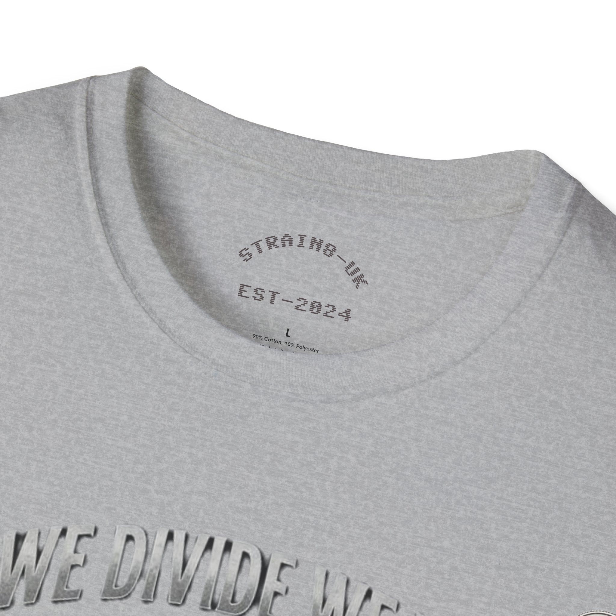 Strain8-UK If We Divide We Fall T-Shirt — Vintage Union Solidarity Graphic Tee