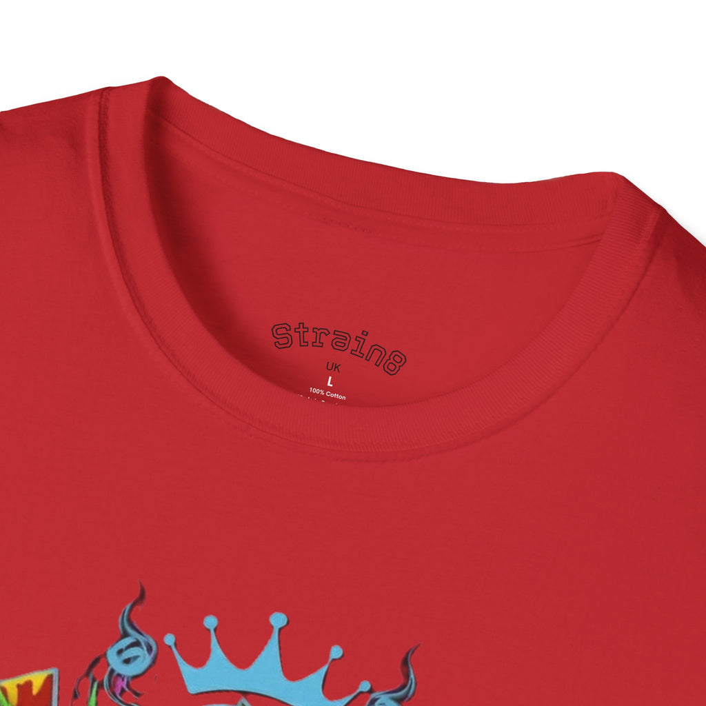 Graffiti Leaf S8-UK T-Shirt — Colorful Street Art Tee