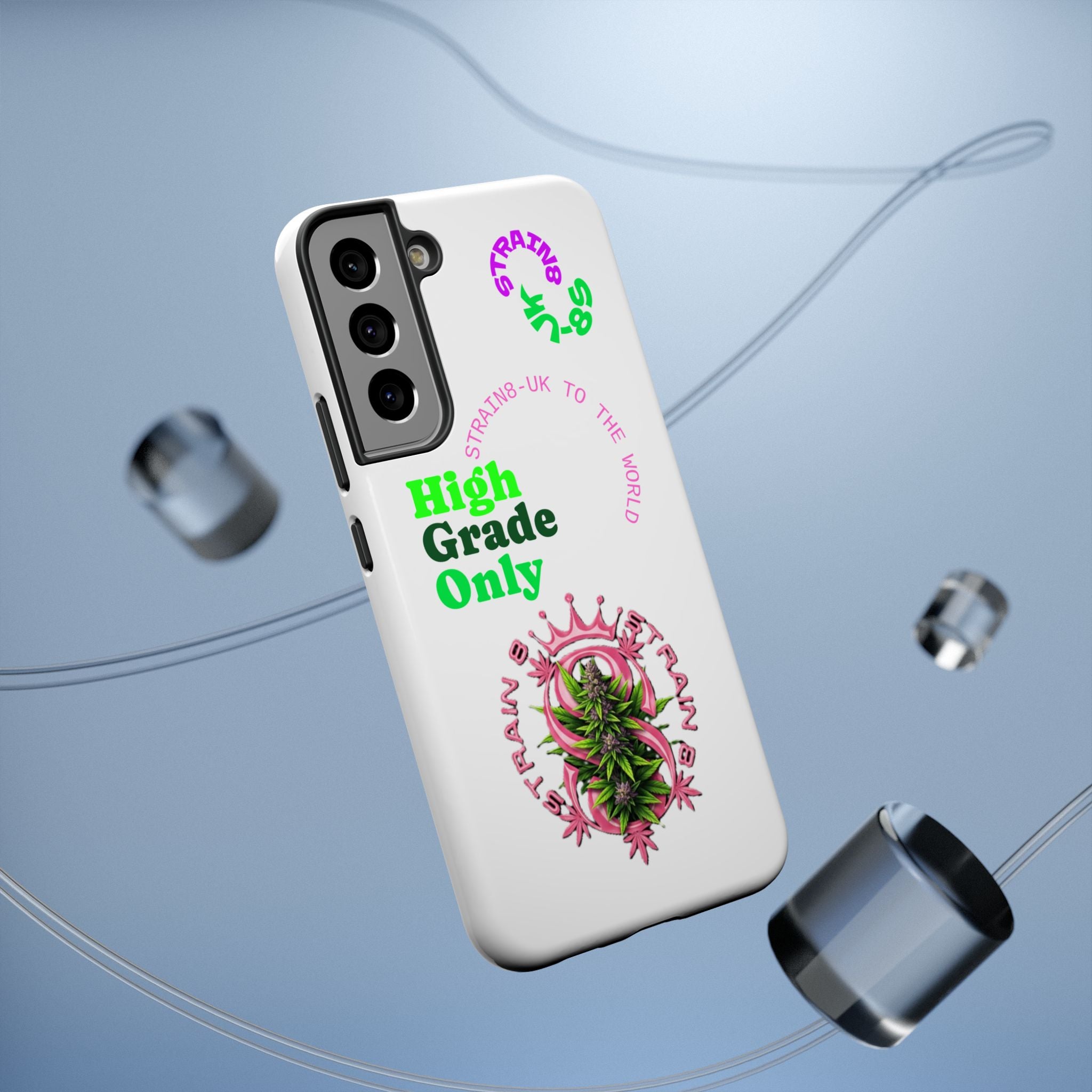 Impact-Resistant Phone Case —Strain8-UK  "High Grade Only"