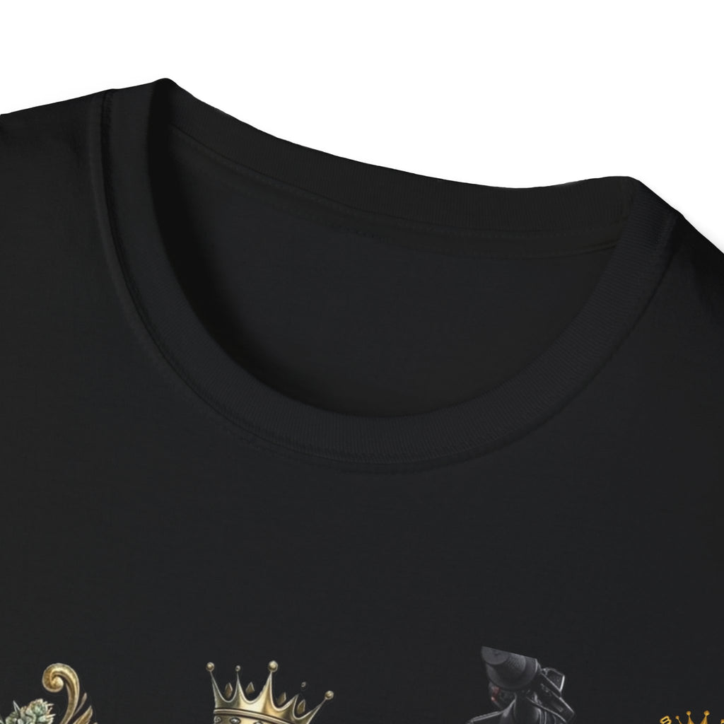 Motorcycle S8-UK Crown Graphic T-Shirt — Vintage Bike Emblem Tee