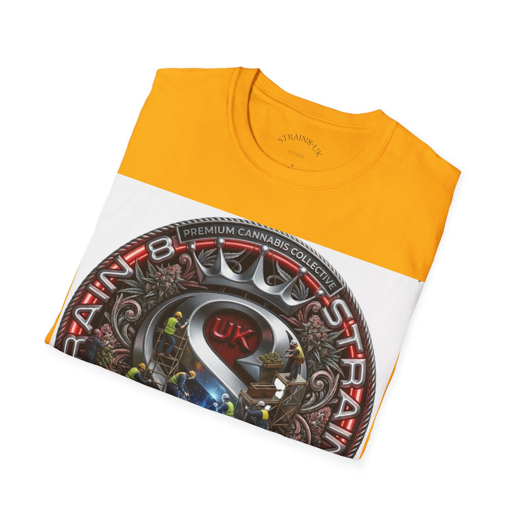 Strain8-UK  Audio Speaker Logo build Graphic T-Shirt
