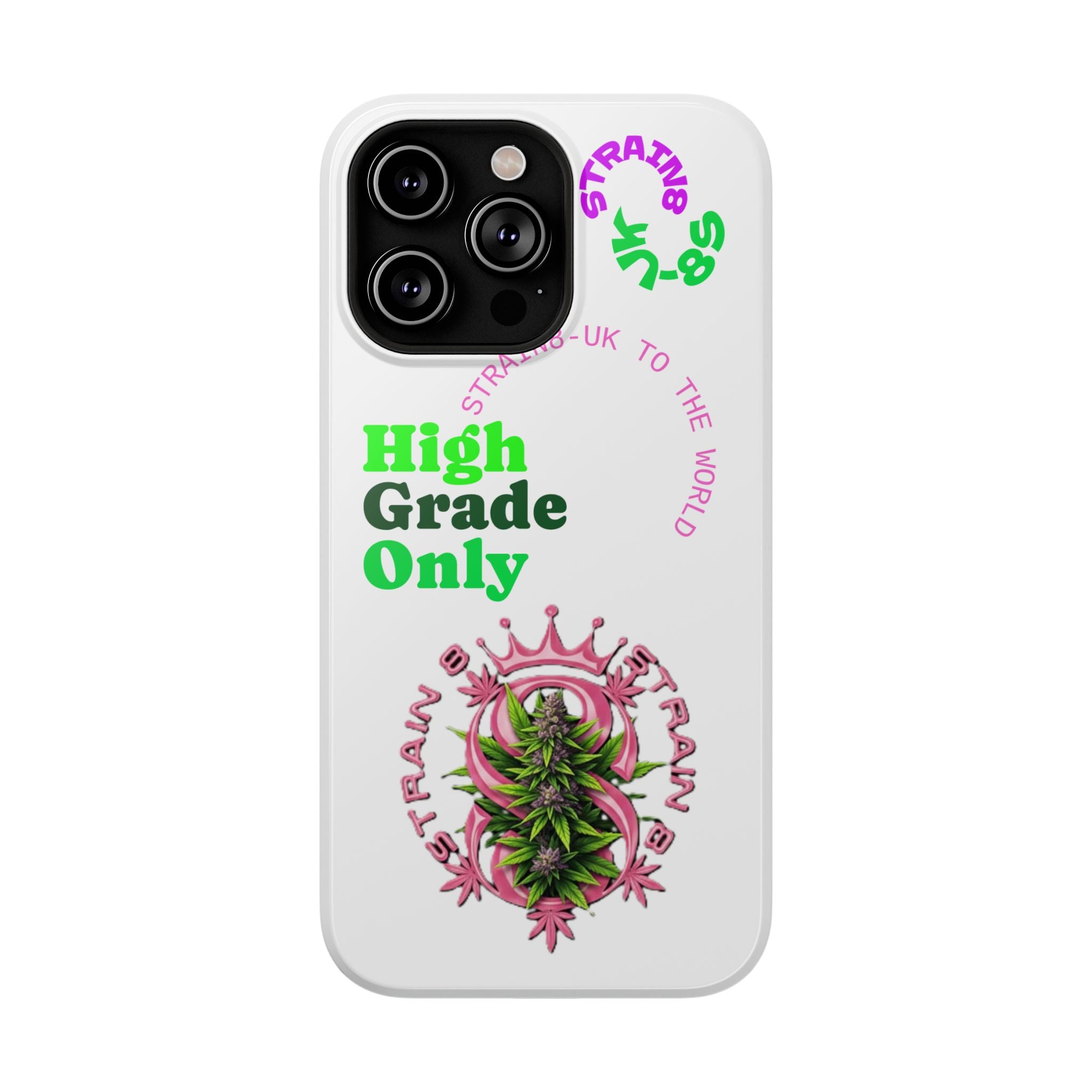Impact-Resistant Phone Case —Strain8-UK  "High Grade Only"