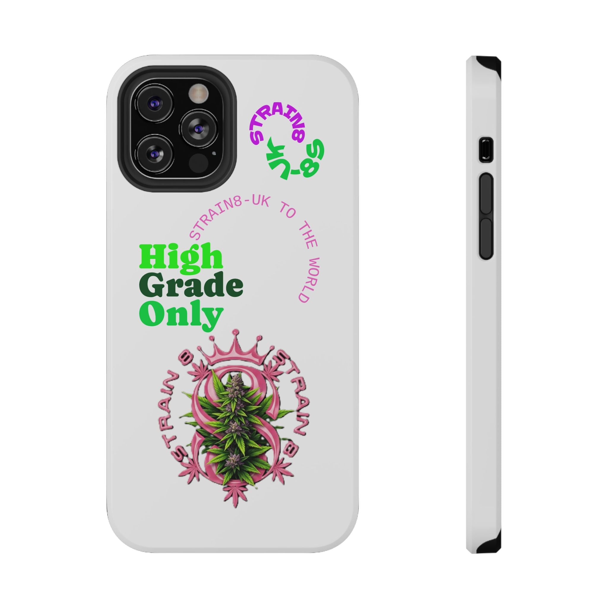 Impact-Resistant Phone Case —Strain8-UK  "High Grade Only"