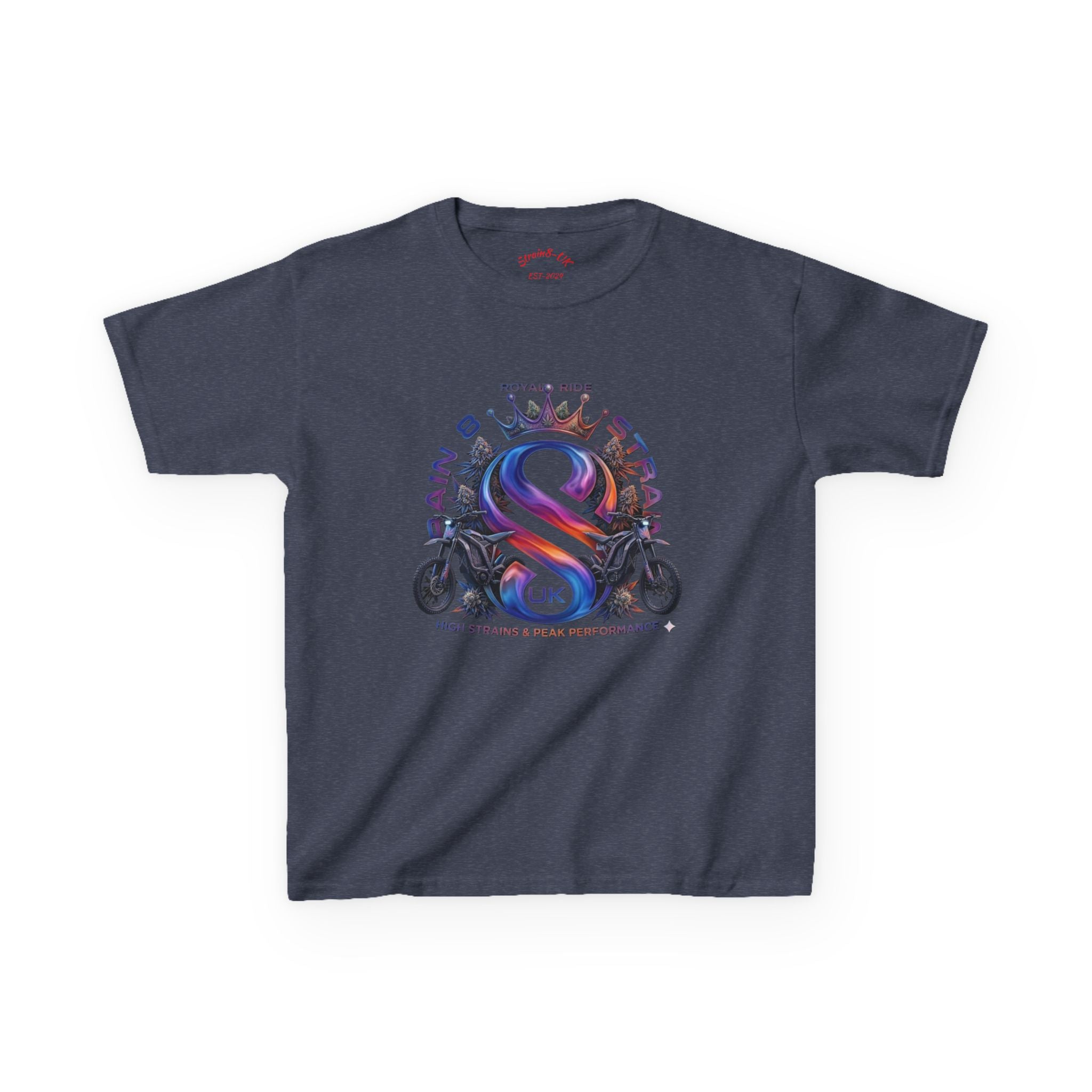 Kids E-Bike Team S8-UK Tee — E-Bike Motorcycle Graphic