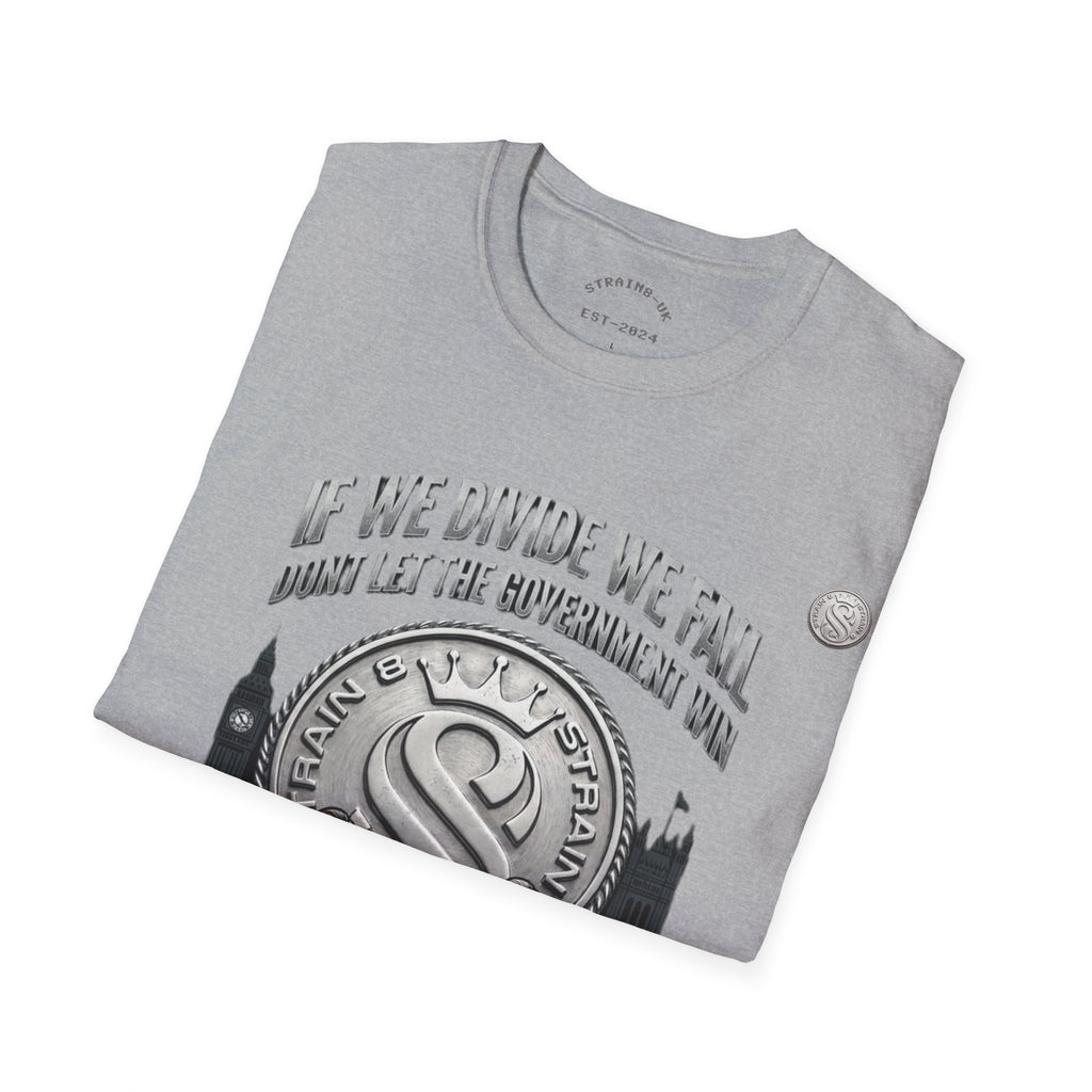 Strain8-UK If We Divide We Fall T-Shirt — Vintage Union Solidarity Graphic Tee