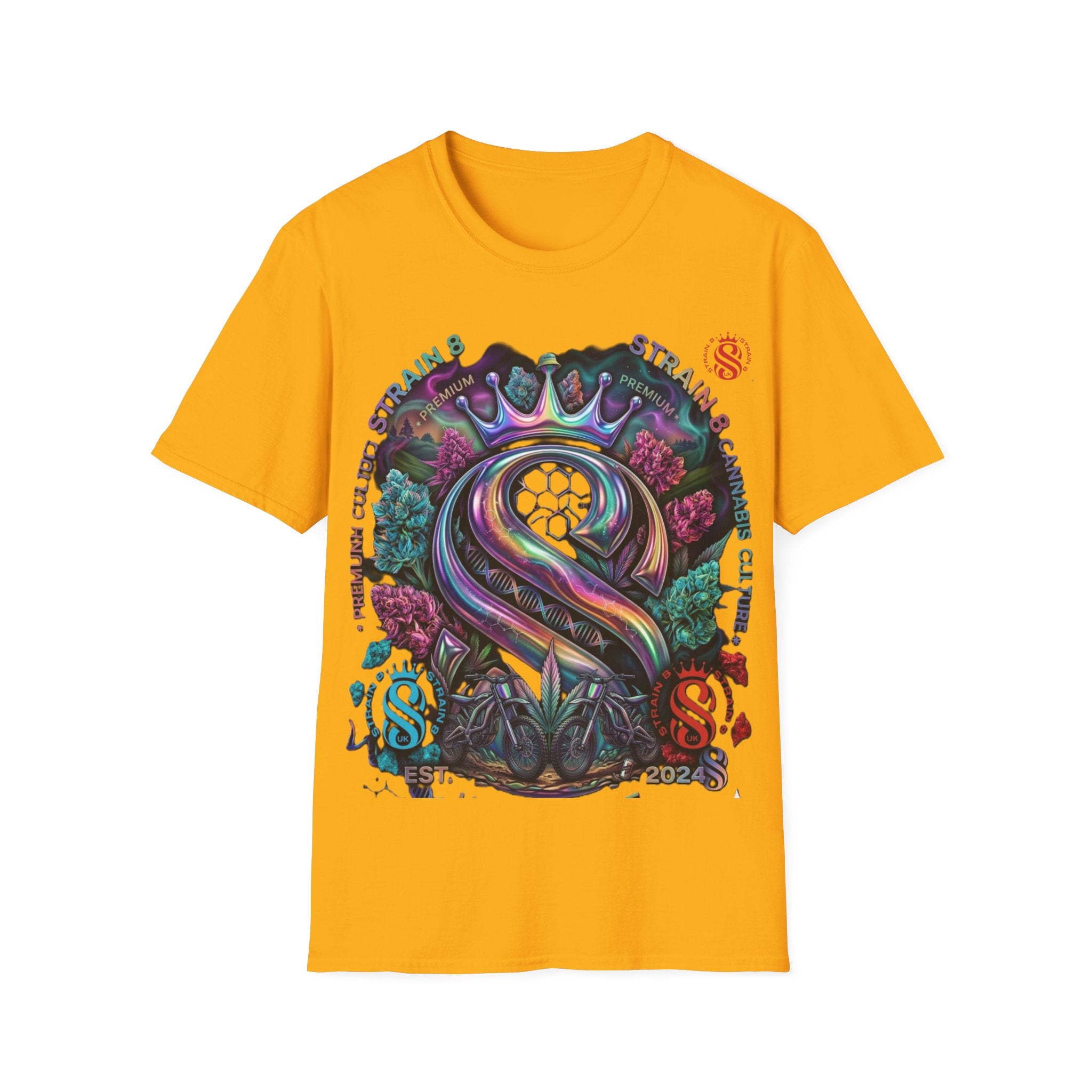 Unisex Softstyle Strain8-UK T-Shirt With Original Logo