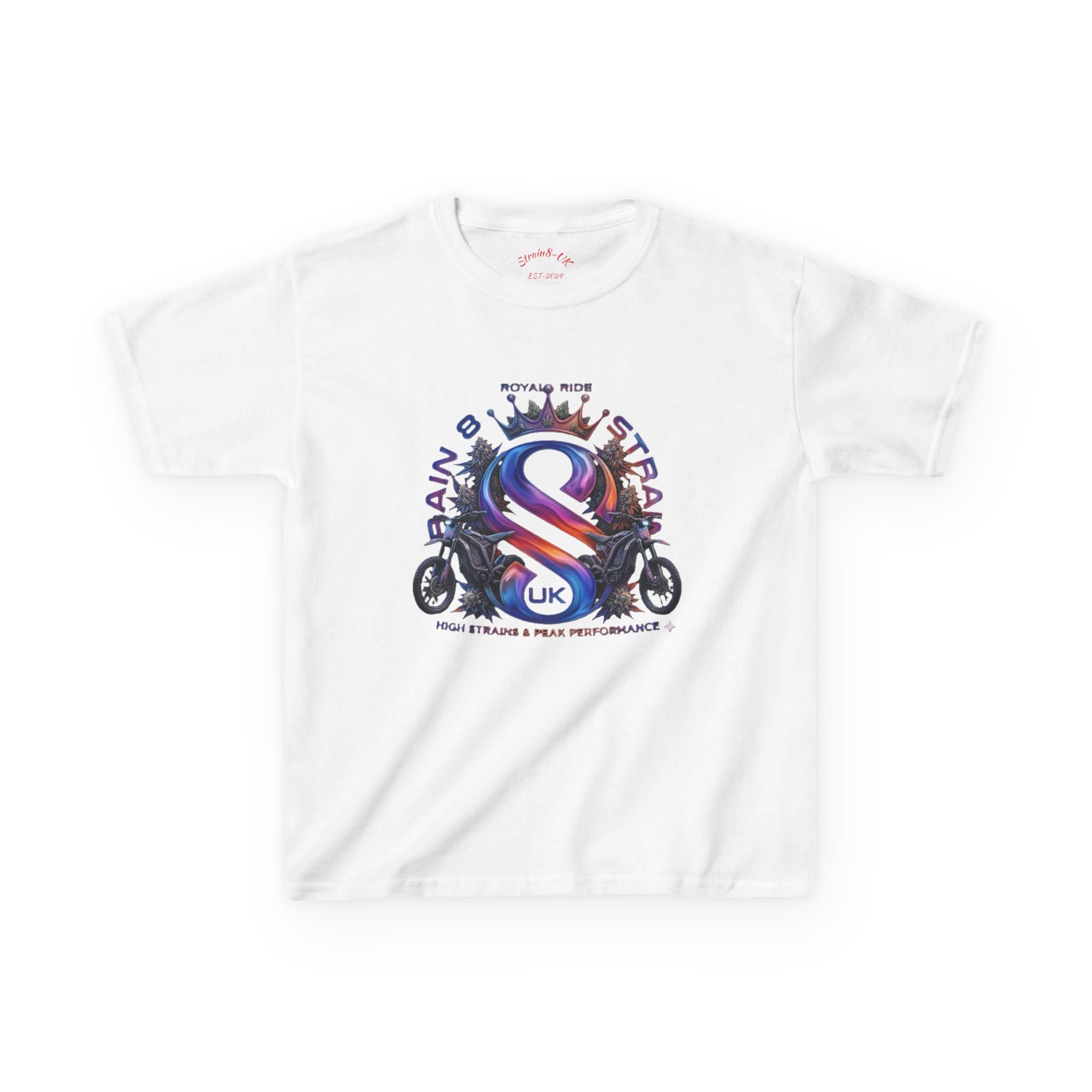 Kids E-Bike Team S8-UK Tee — E-Bike Motorcycle Graphic