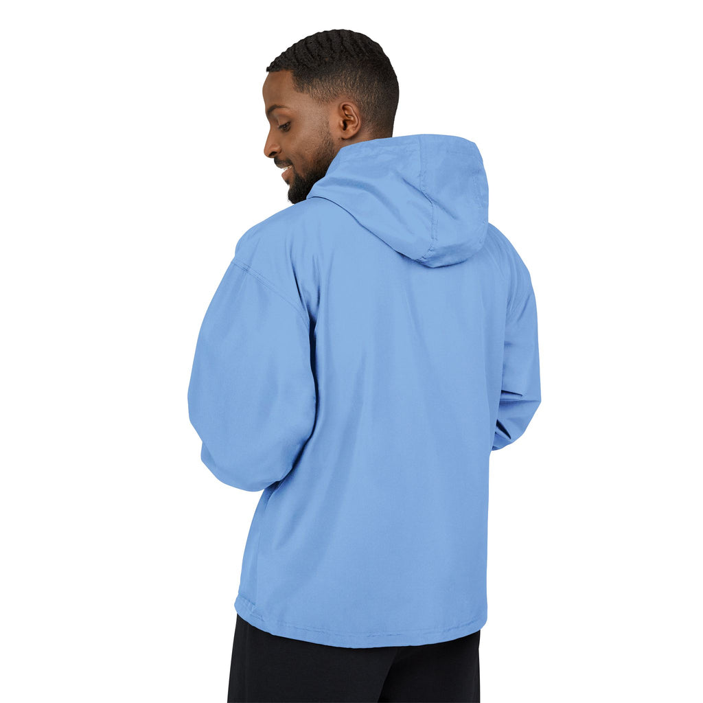 Strain8-uk Packable Orange Anorak Jacket with Script 'S8 Crest