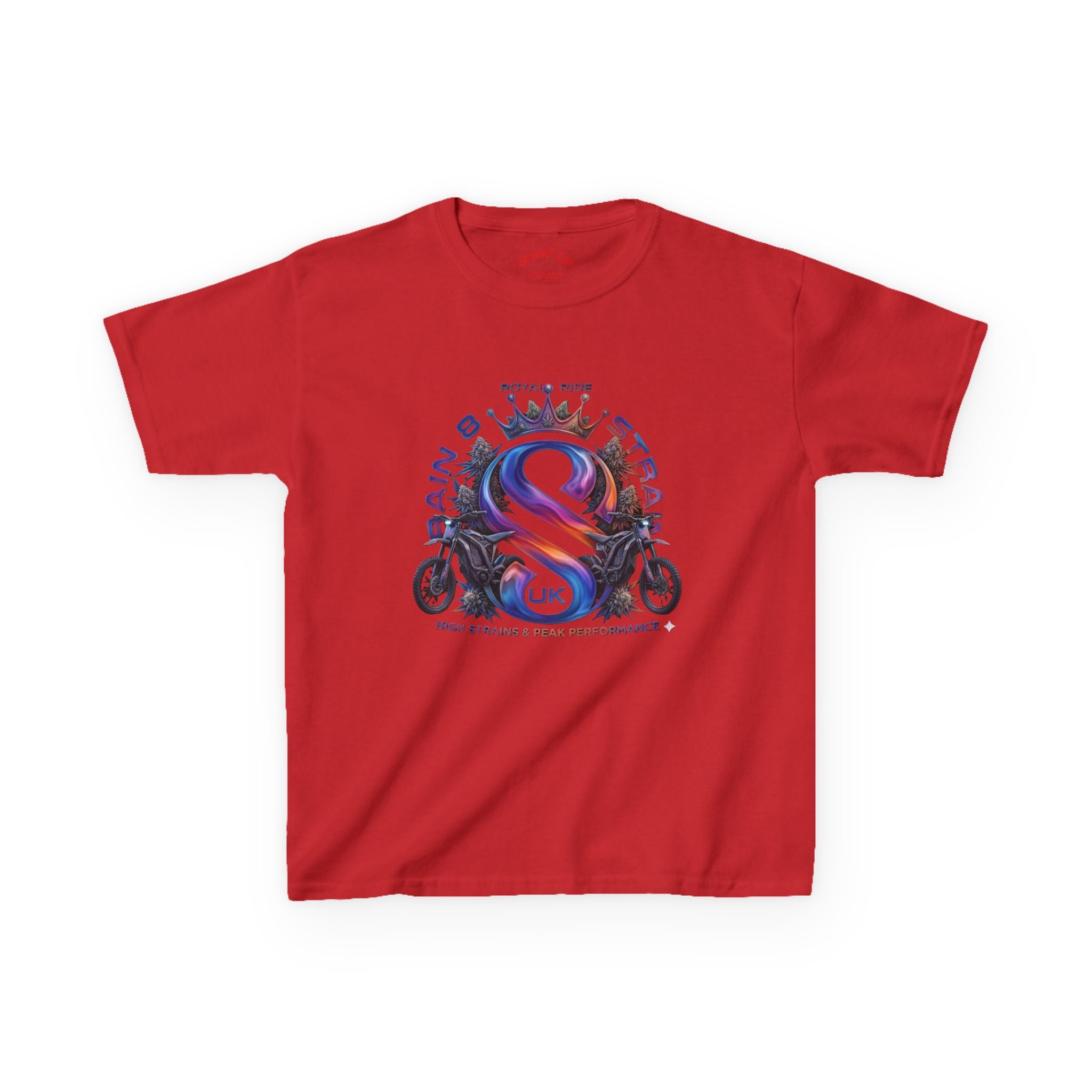 Kids E-Bike Team S8-UK Tee — E-Bike Motorcycle Graphic