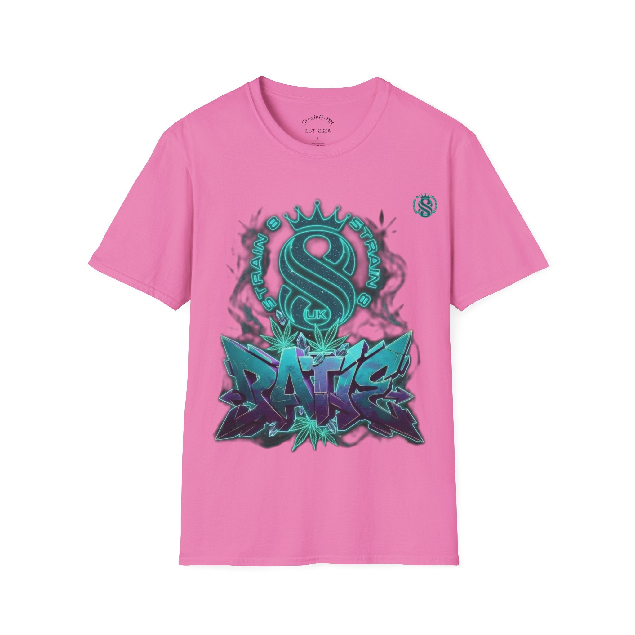 Graffiti RATIE, S8-UK Logo Crew T-Shirt — Teal S8-UK, Graffiti  Street Art Tee
