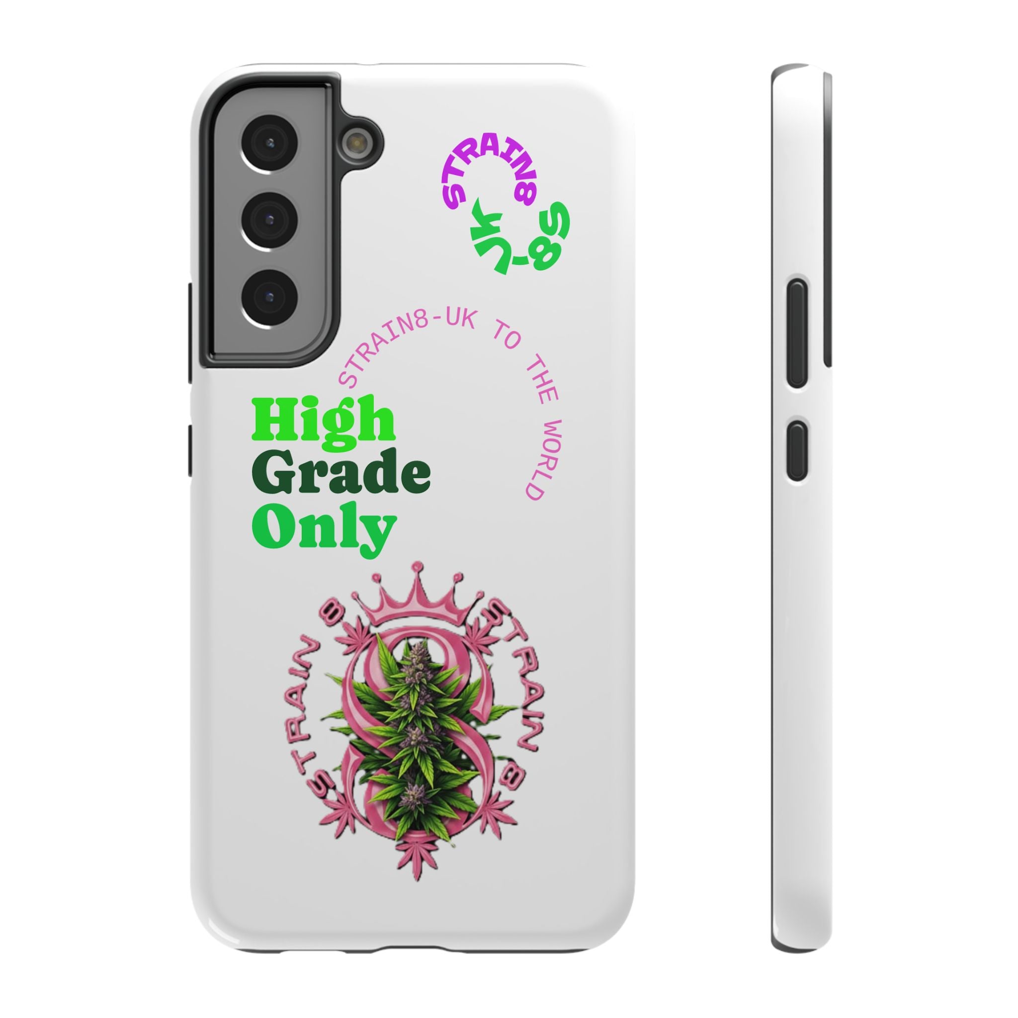 Impact-Resistant Phone Case —Strain8-UK  "High Grade Only"