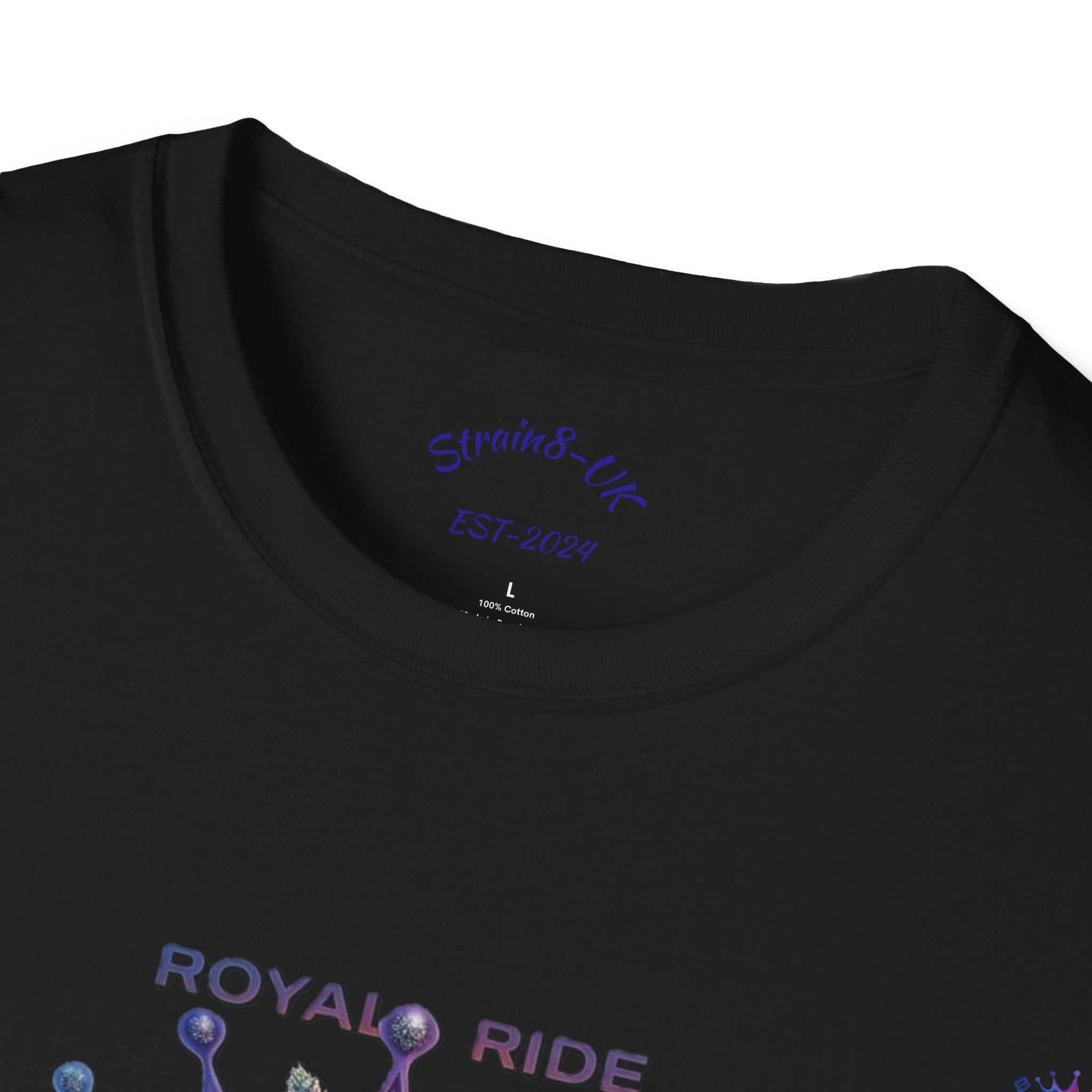 Royal Strain8-UK  Graphic T-Shirt — Bold Crowned "S8-UK" E-Bike Logo Tee