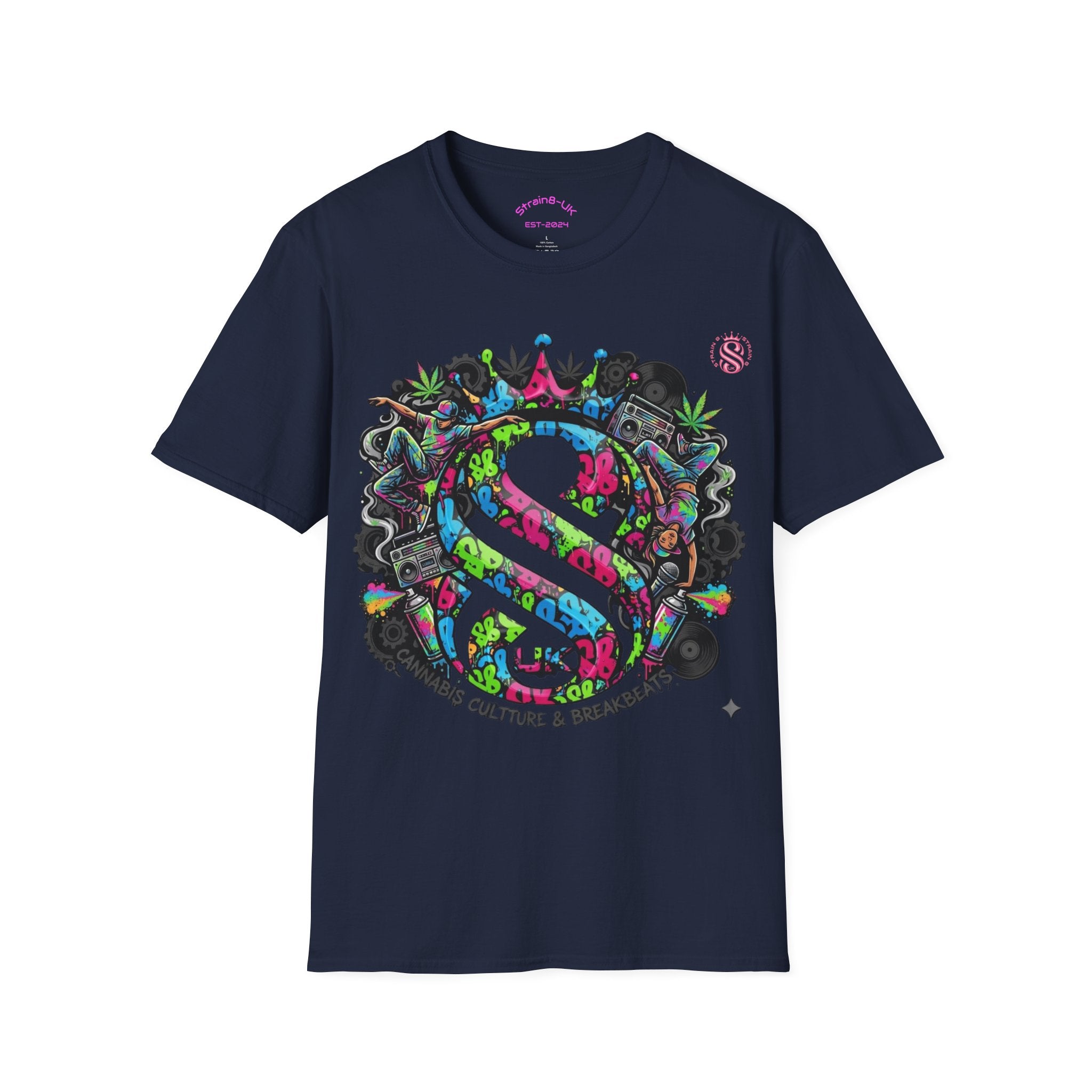Ampersand Graphic Graffiti B-Boy T-Shirt — Colourful Street Art Design ("&" Culture)