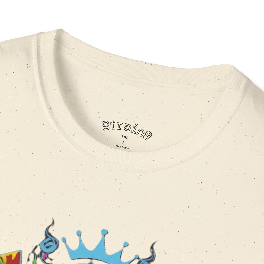 Graffiti Leaf S8-UK T-Shirt — Colorful Street Art Tee