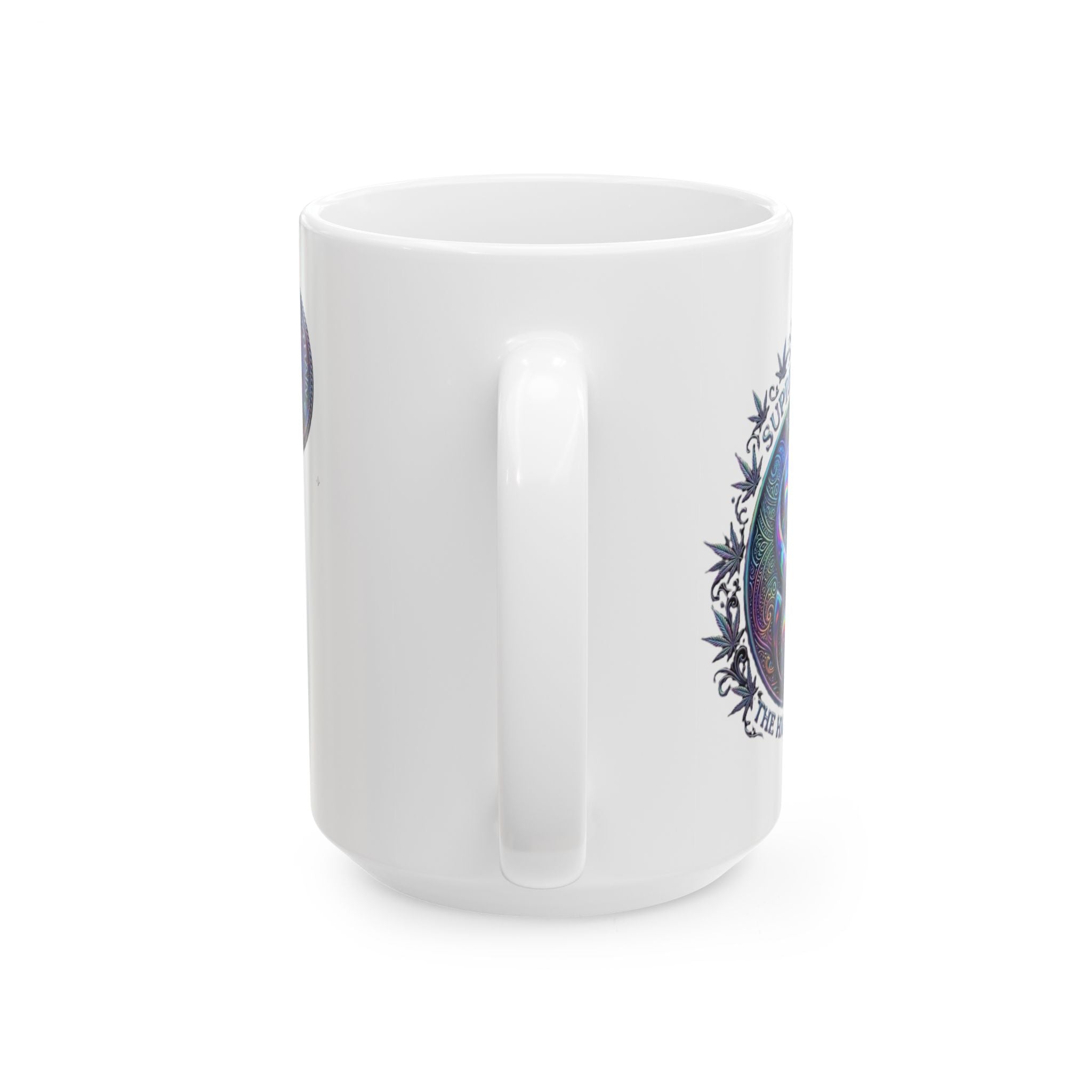 Strain8-UK Psycodelic  Ceramic Mug — Sativa Lover Coffee Cup (11oz & 15oz)