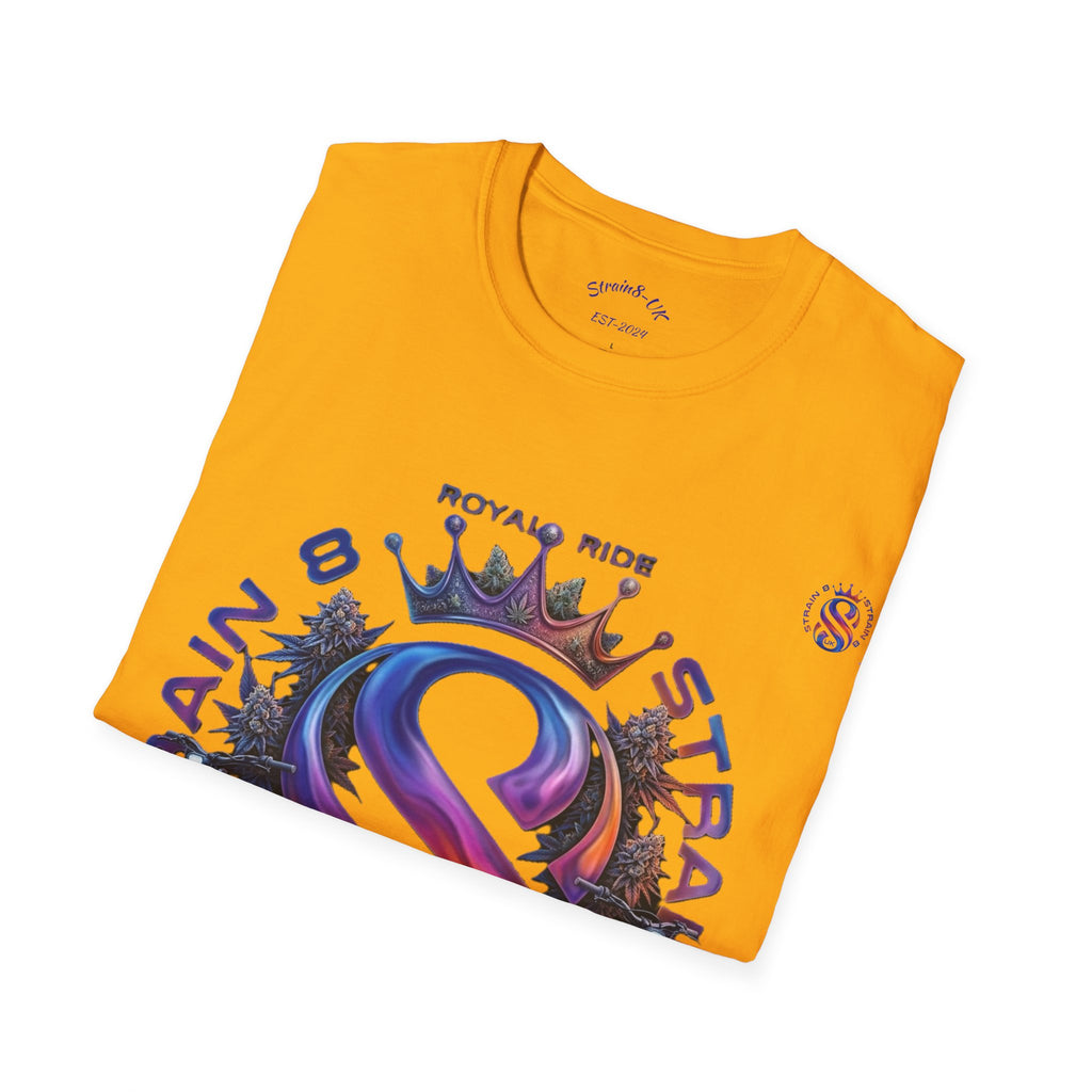 Royal Strain8-UK  Graphic T-Shirt — Bold Crowned "S8-UK" E-Bike Logo Tee