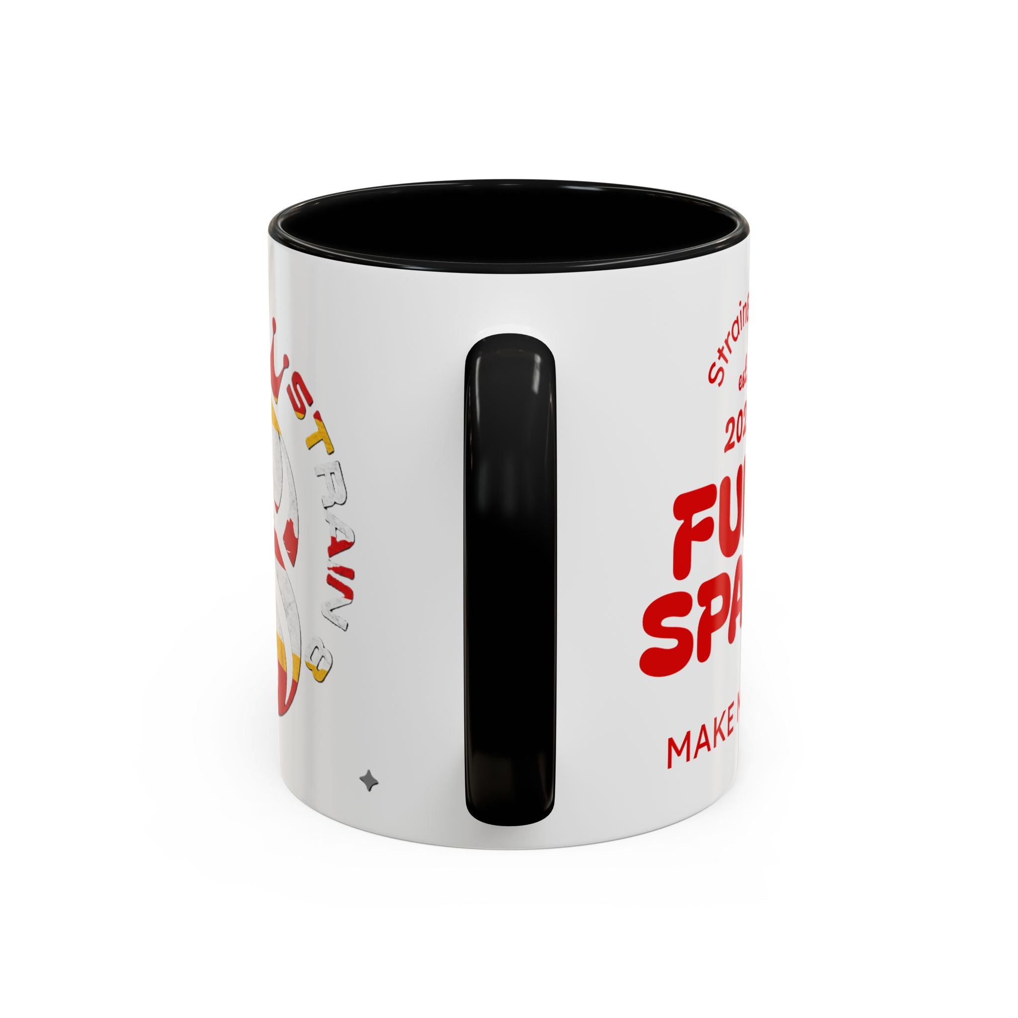 Strain8-UK Fully Spanglish Pride Accent Coffee Mug — 'Soy Español' Crown Monogram (11/15oz)