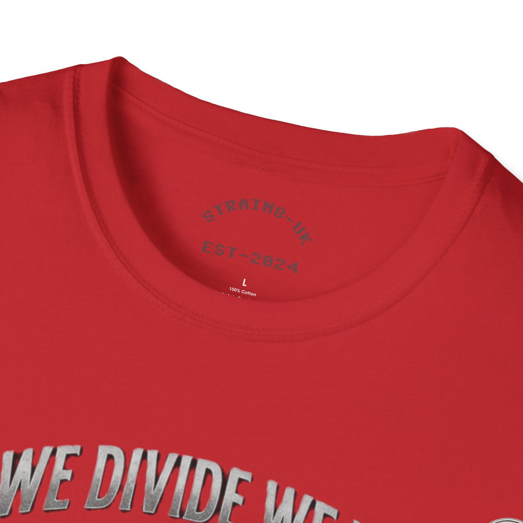 Strain8-UK If We Divide We Fall T-Shirt — Vintage Union Solidarity Graphic Tee