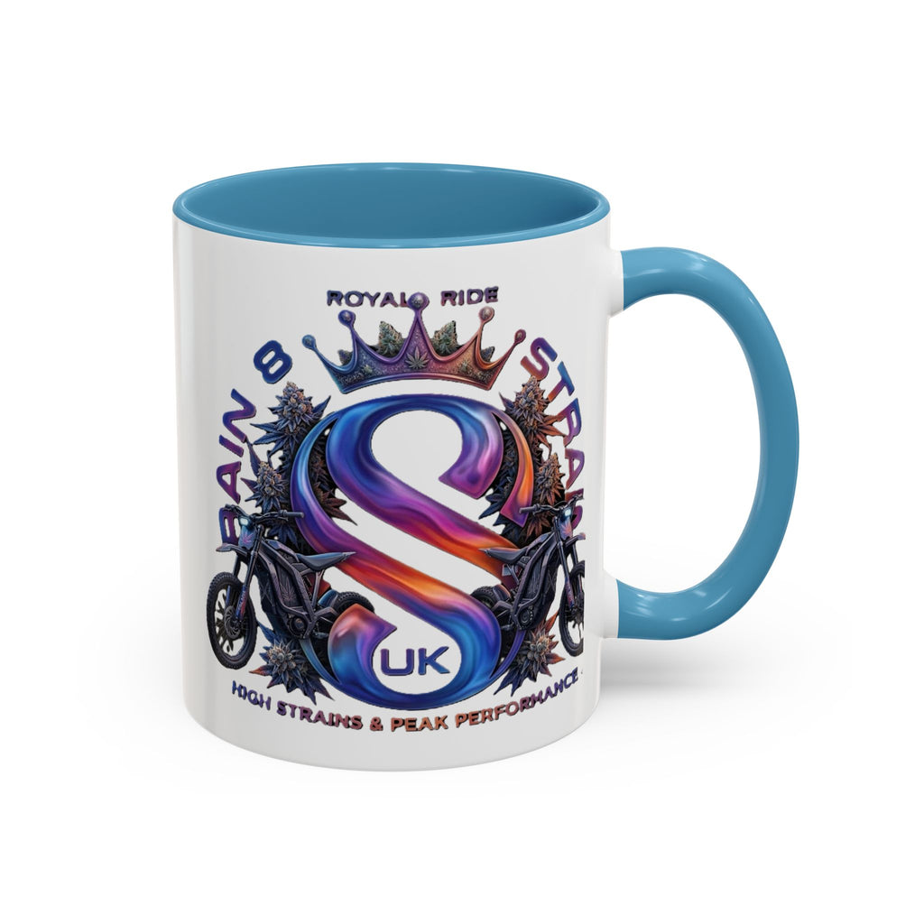 Royal Ride Strain8-UK Accent Coffee Mug – E-Bike Logo 11/15oz