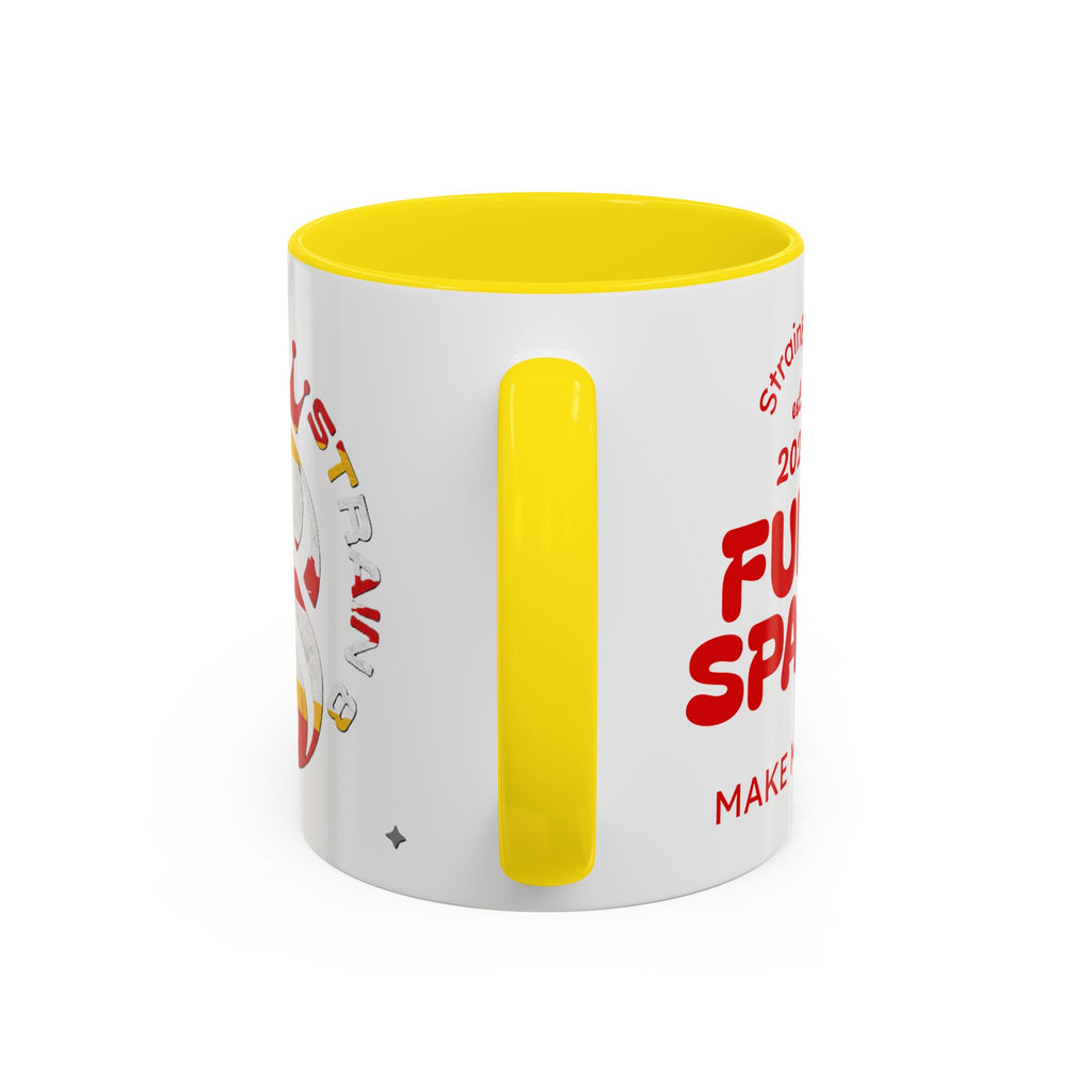 Strain8-UK Fully Spanglish Pride Accent Coffee Mug — 'Soy Español' Crown Monogram (11/15oz)