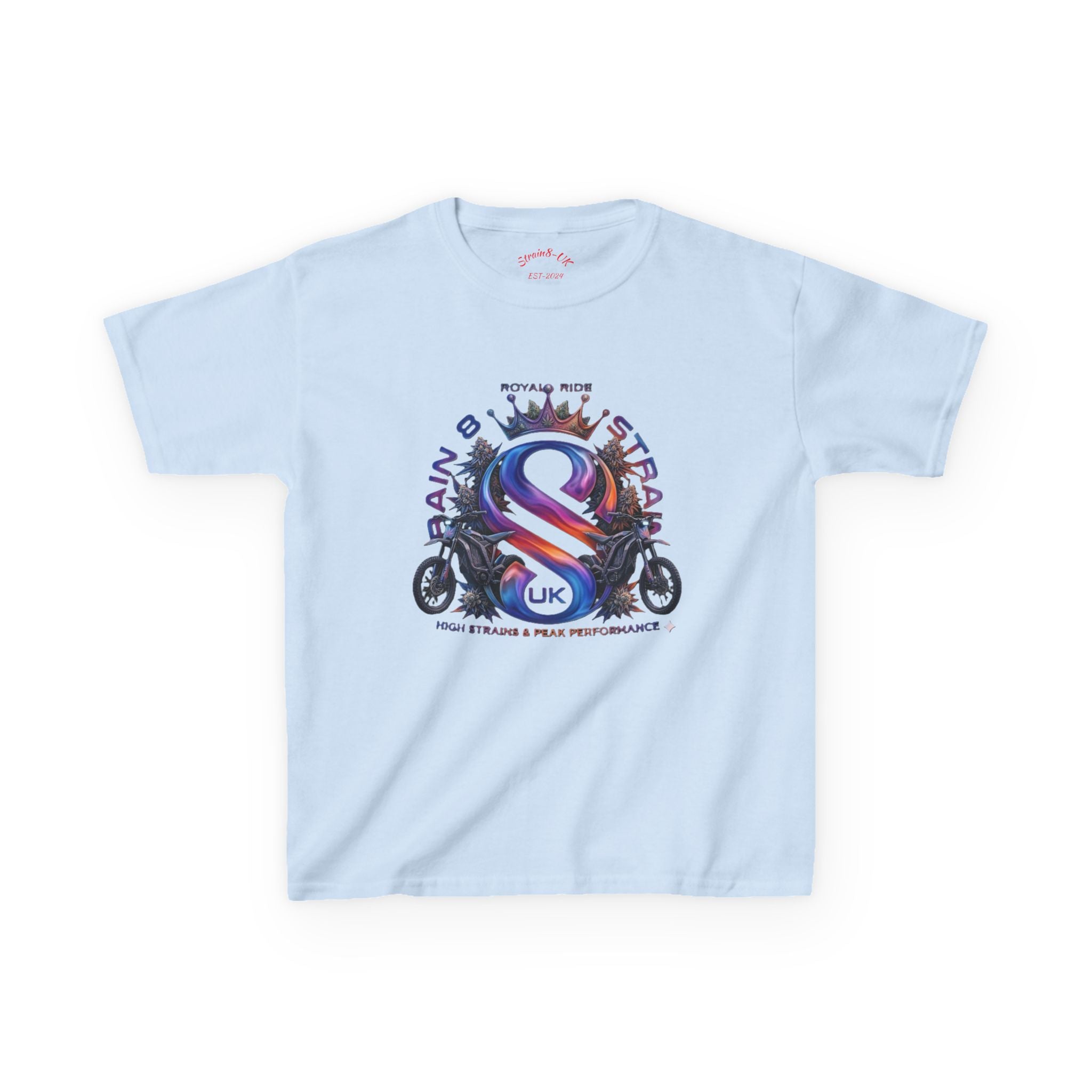 Kids E-Bike Team S8-UK Tee — E-Bike Motorcycle Graphic