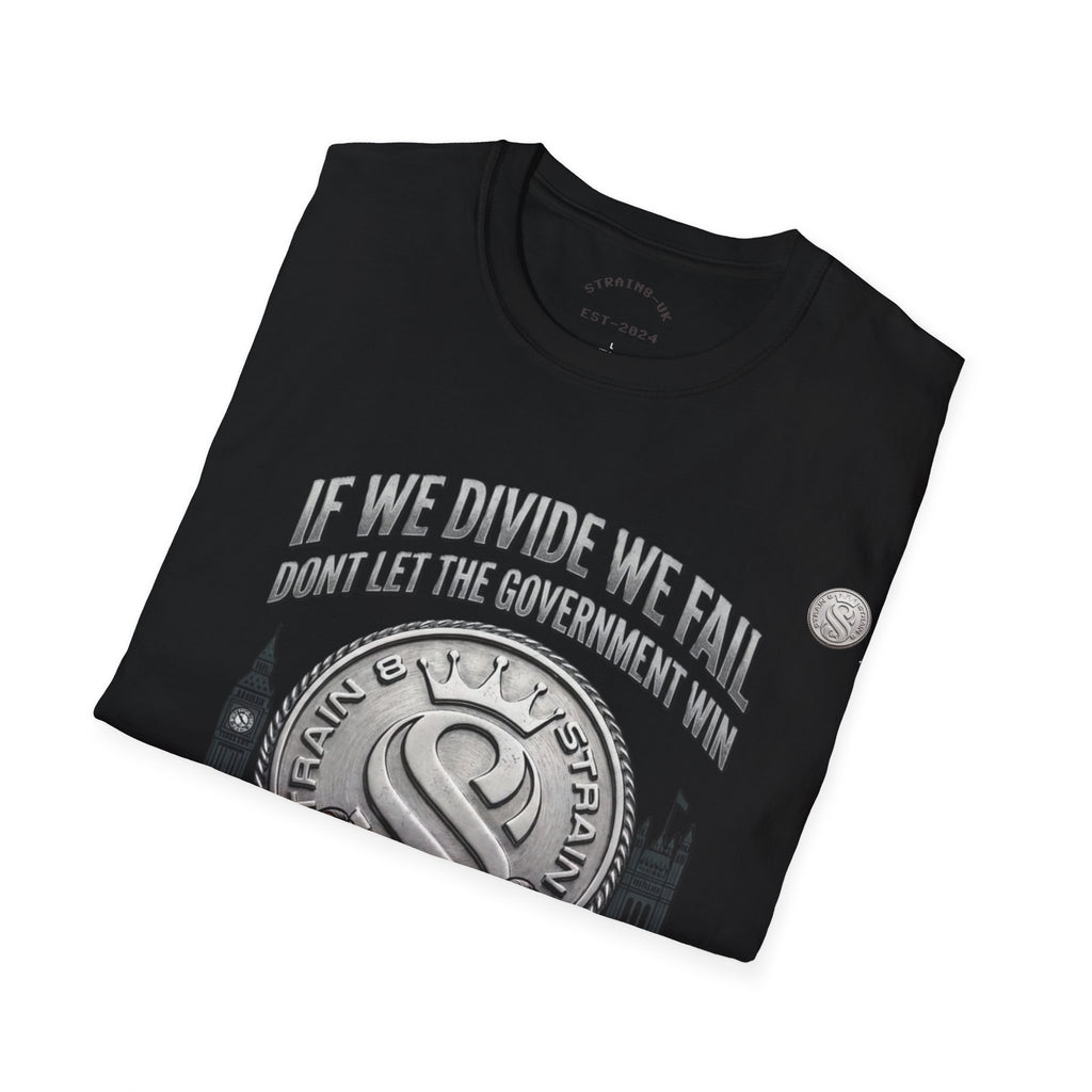 Strain8-UK If We Divide We Fall T-Shirt — Vintage Union Solidarity Graphic Tee