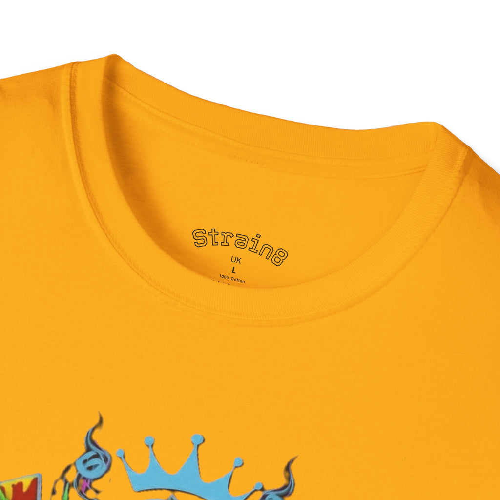 Graffiti Leaf S8-UK T-Shirt — Colorful Street Art Tee