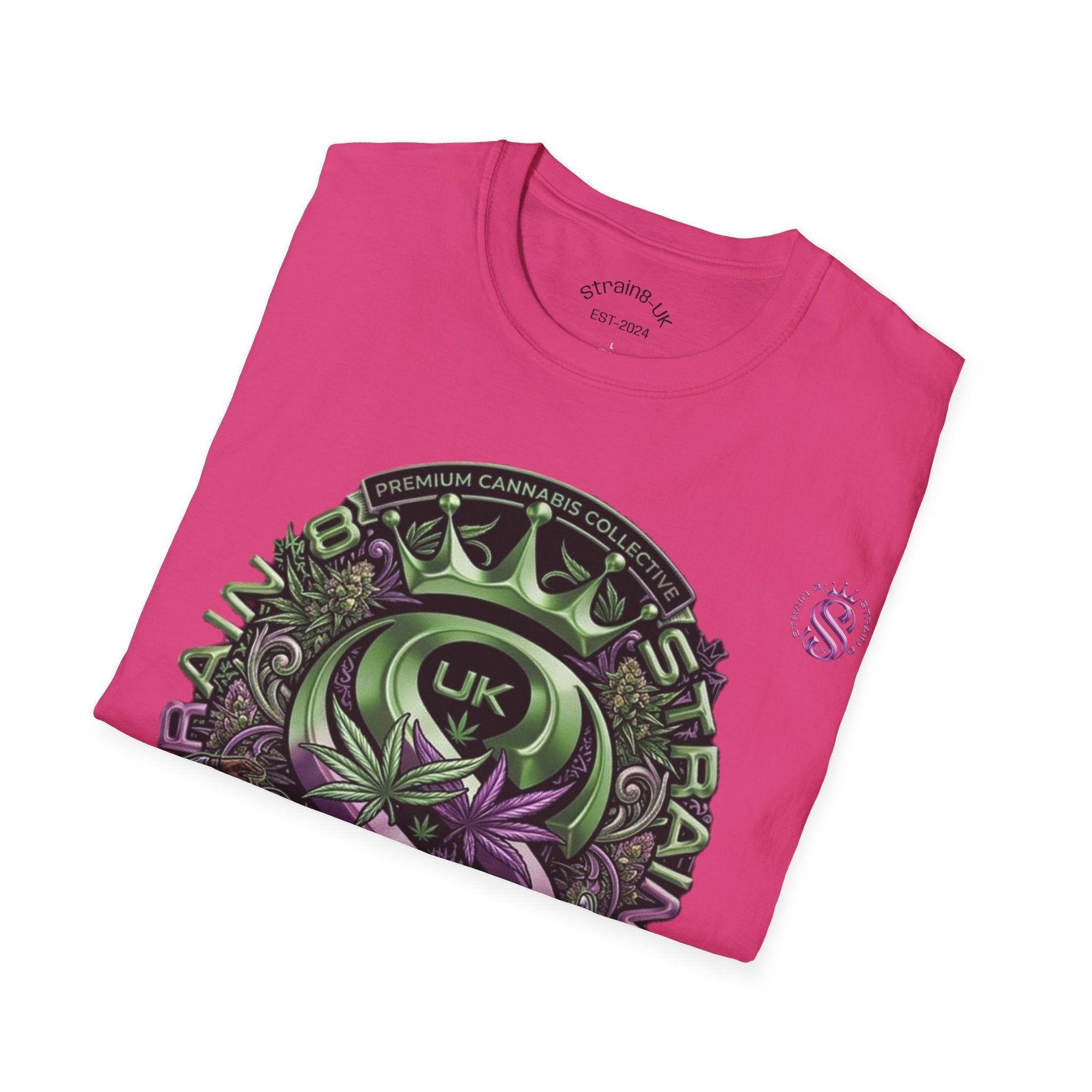 Strain8-UK Graffiti Cannabis/B-Boy Themed '8th Element' Graphic T-Shirt