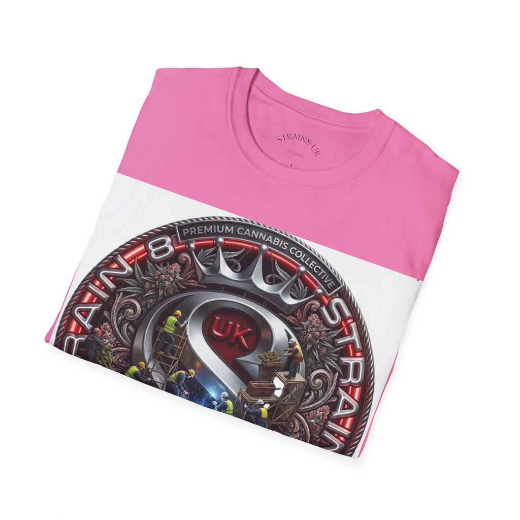 Strain8-UK  Audio Speaker Logo build Graphic T-Shirt