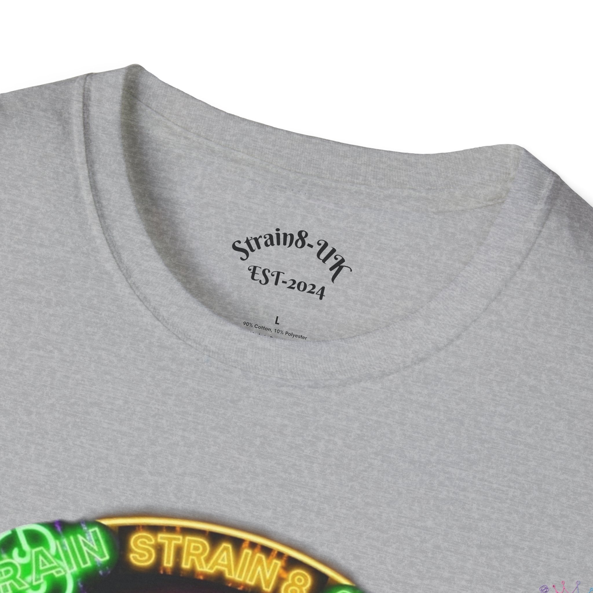 Psychedelic Dtrain8-UK Crowned Graphic T-Shirt
