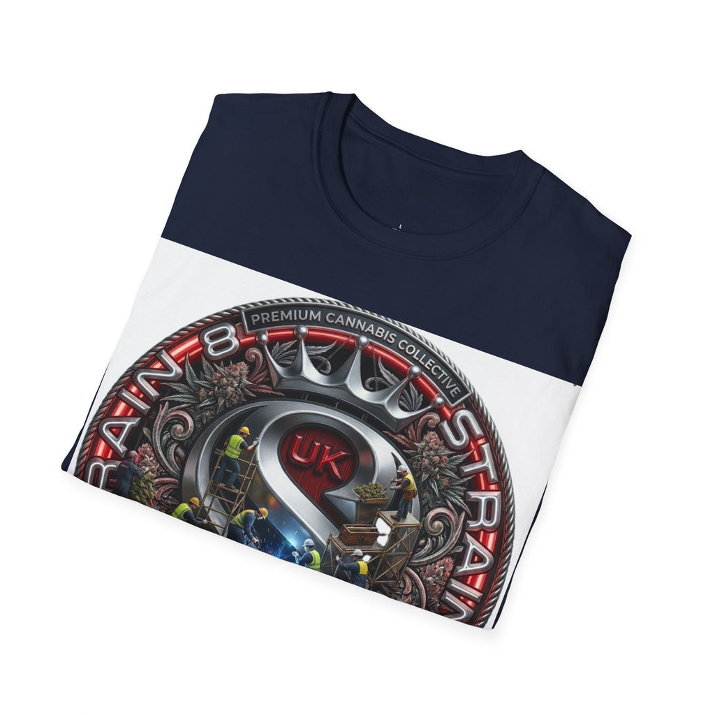 Strain8-UK  Audio Speaker Logo build Graphic T-Shirt