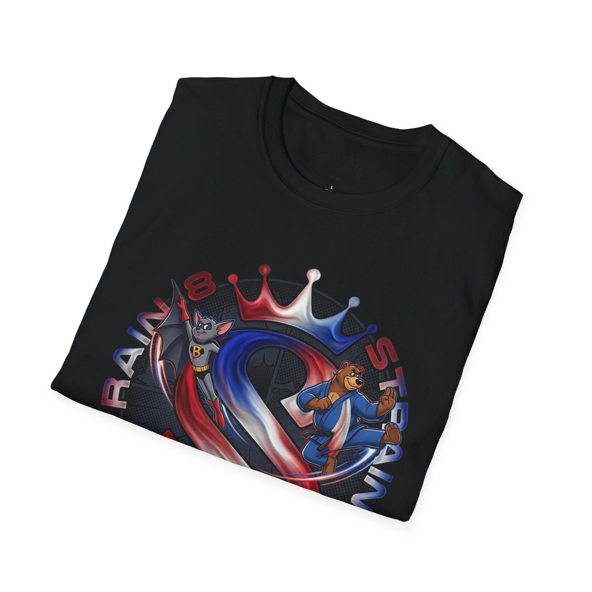 Strongest in the UK T-Shirt — Union Flag Crown Graphic Strain8-UK Tee