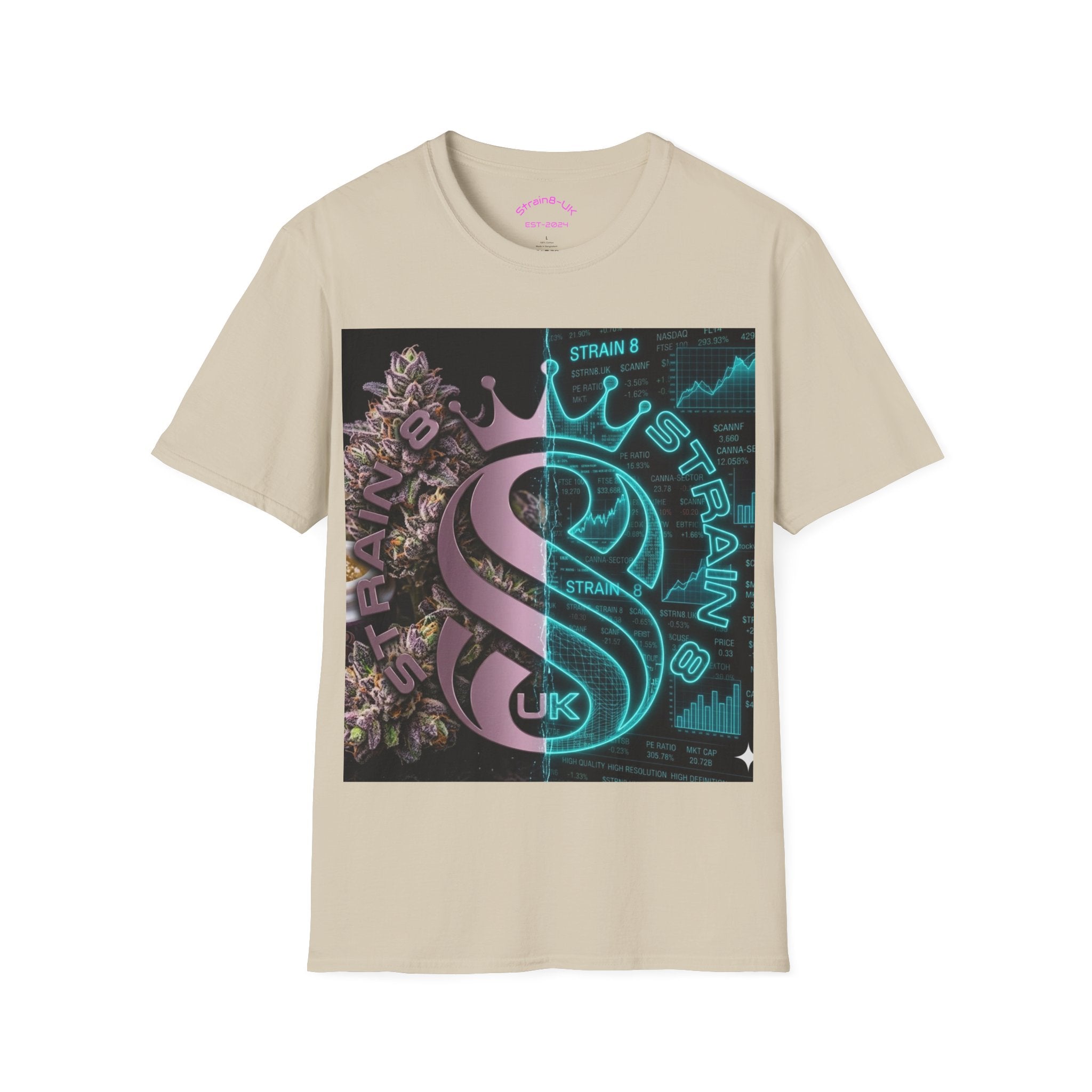 Unisex Strain8-UK Half X-RAY Style Softstyle T-Shirt